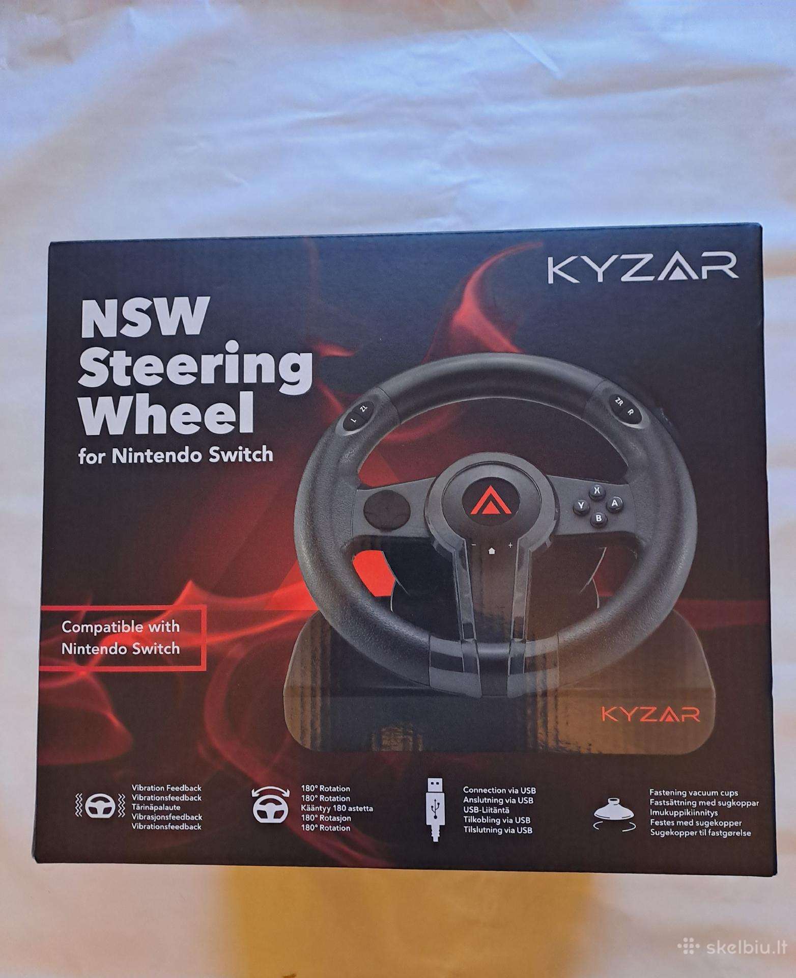 Kyzar vairas su pedalais Nintendo Switch/pc
