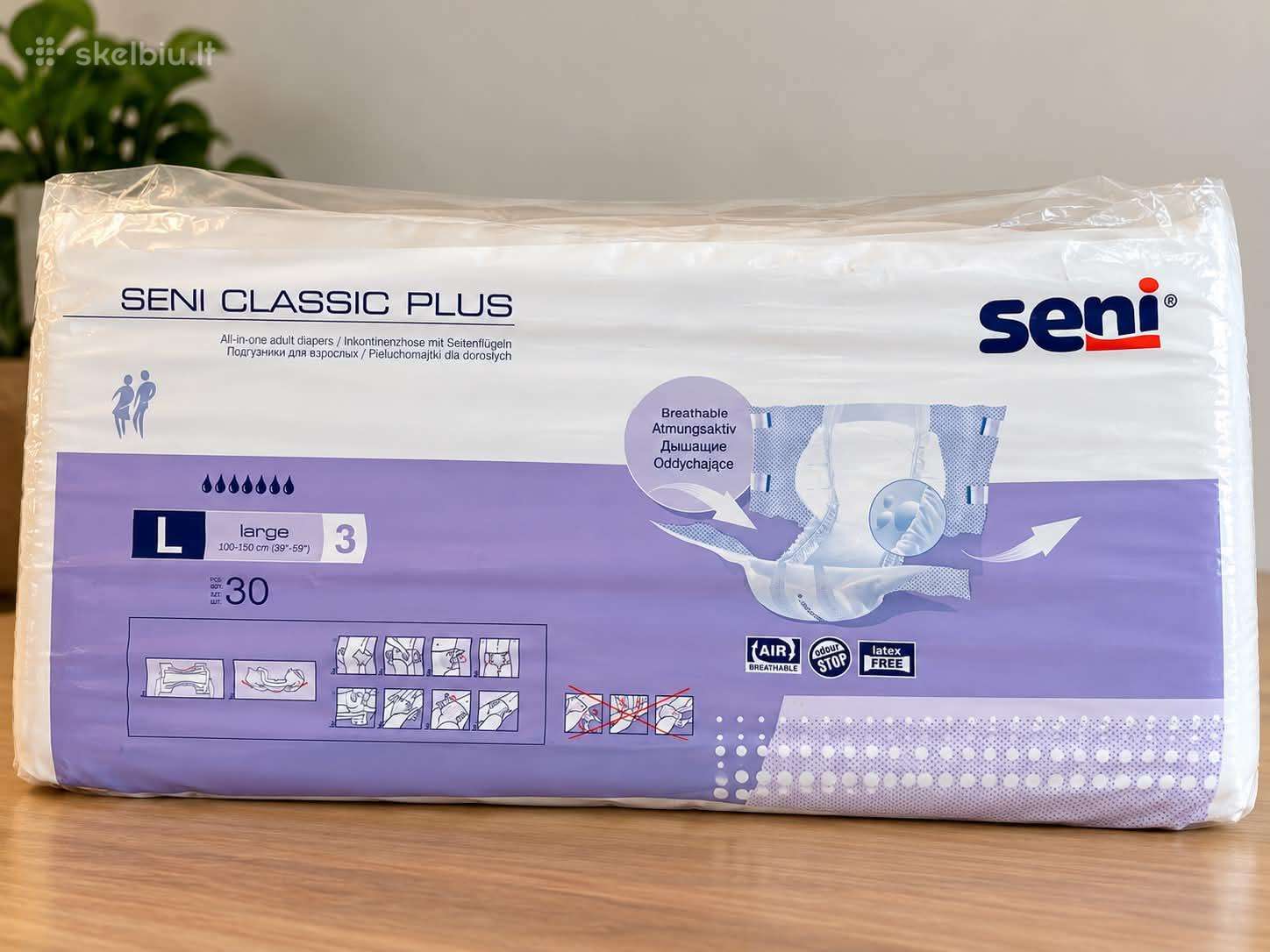 Seni Classic plius sauskelnės kelnaitės