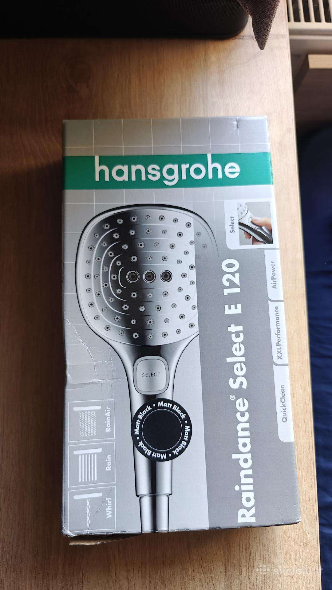 Hansgrohe Raindance Select E 120 Matte black