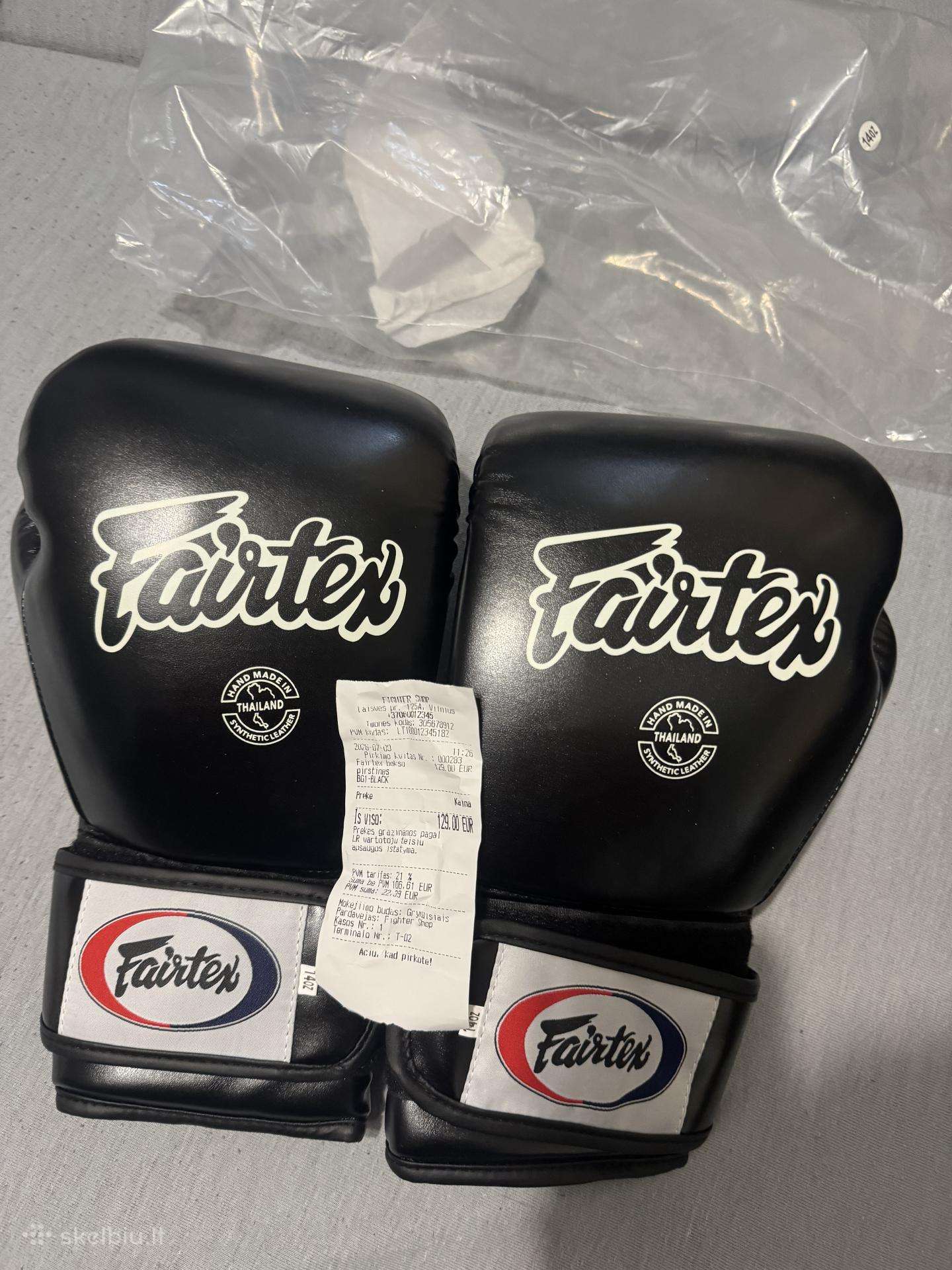Fairtex pirštinės