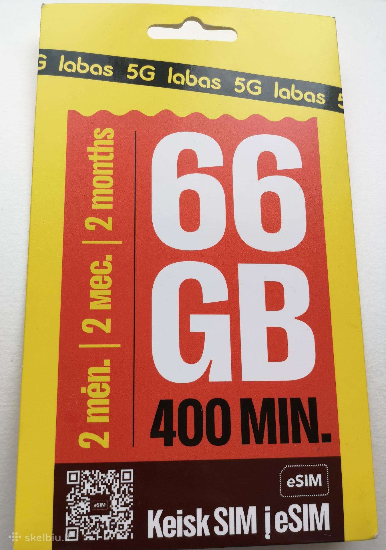 Telefono numeris SIM kortelė su geru planu
