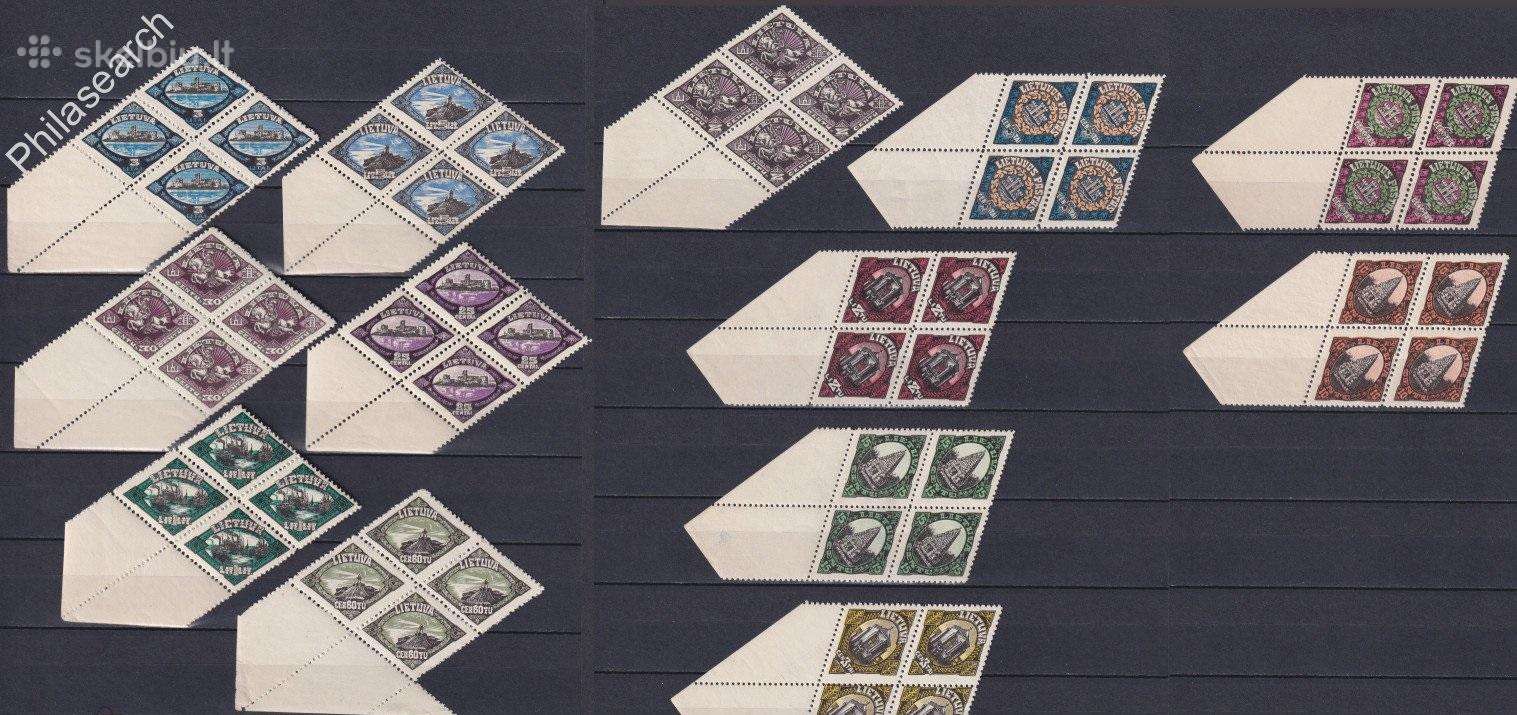 Lietuva 1923 Mi 196/208 Mnh 200 eurų