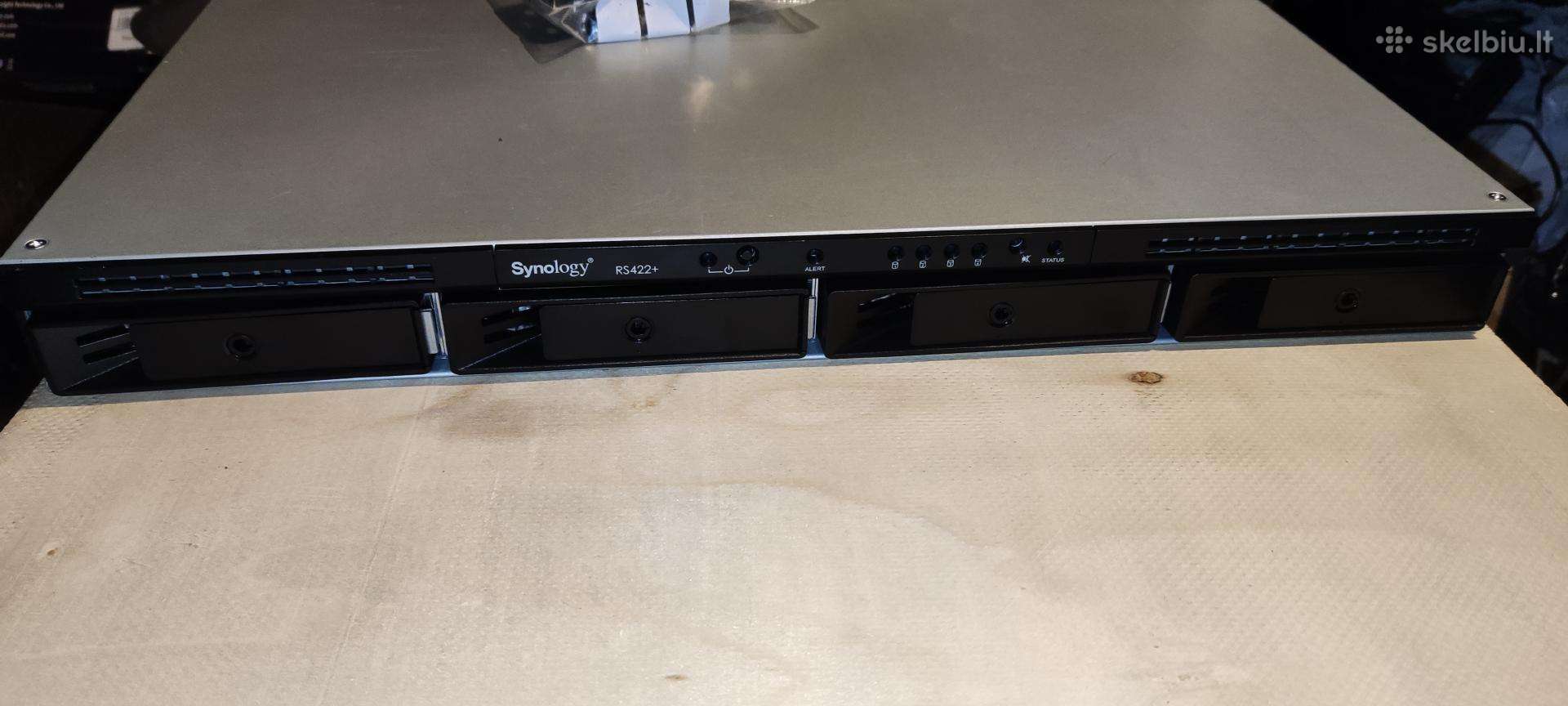 Synology Rs422+ 4 diskų, Ryzen, Dsm 7.4