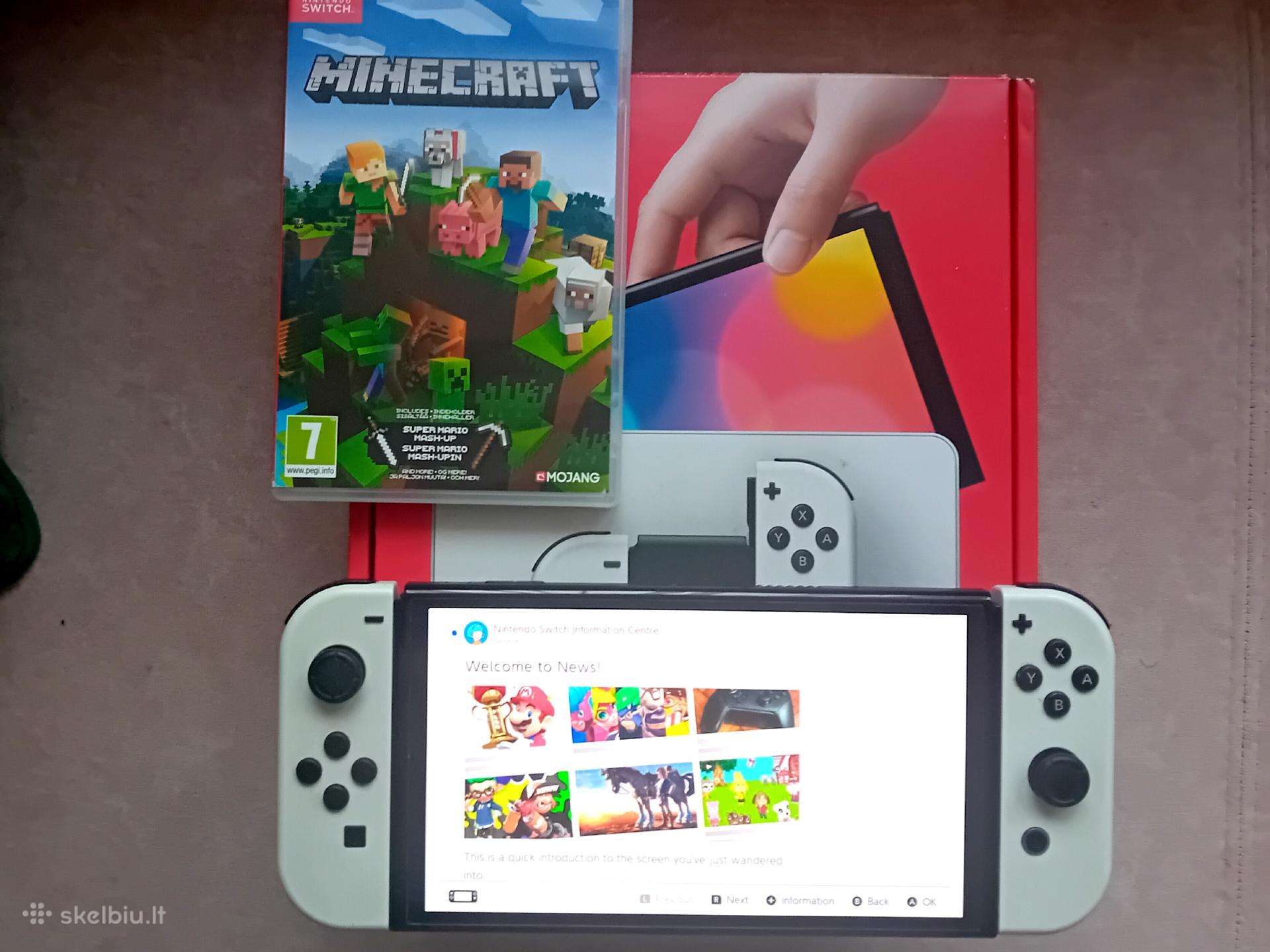 Switch oled su Minecraft