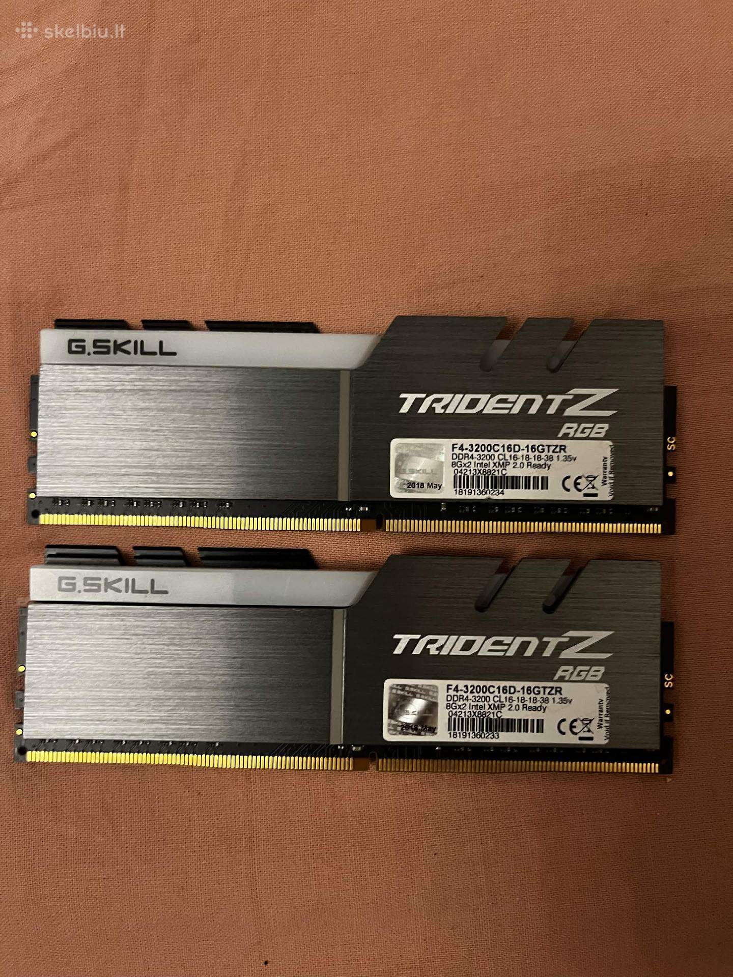 G.skill Ddr4 3200mhz 2x8 GB Cl16