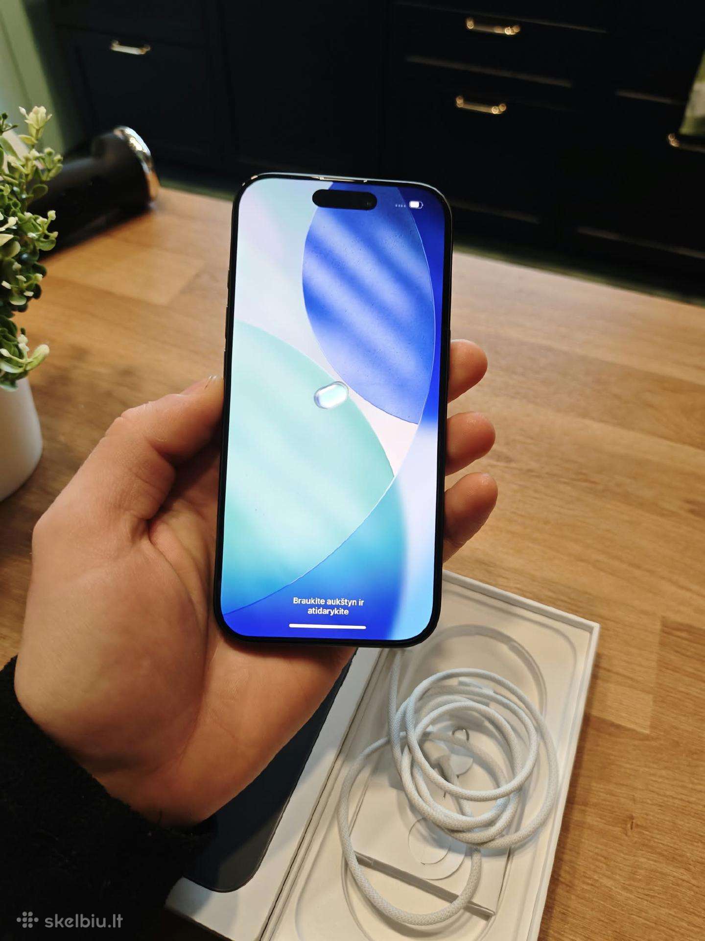 iPhone 17, juodas, 256gb, nenaudotas