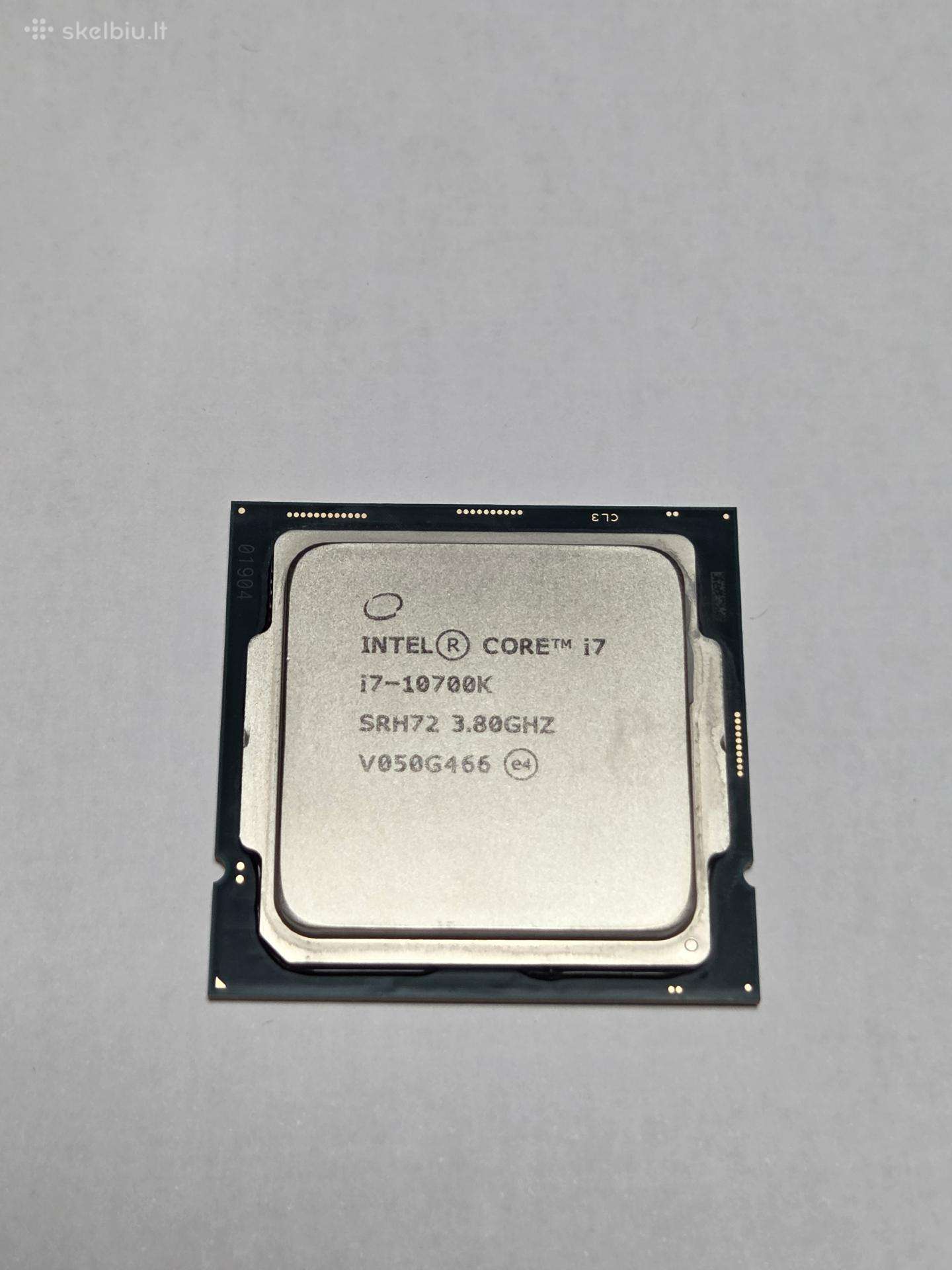 Intel Core i7-10700k 8 branduoliai 5,1 GHz