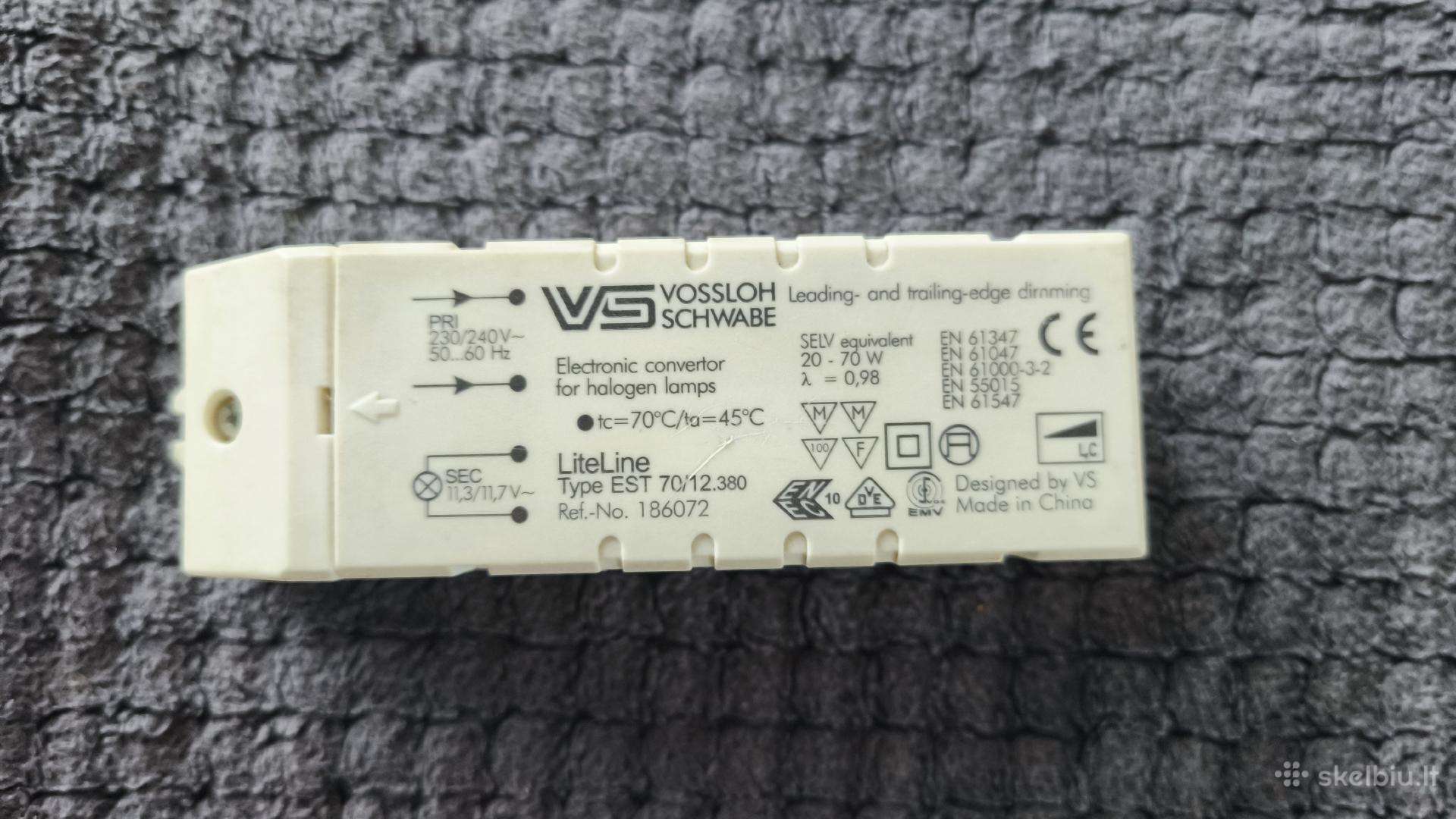Įtampos tranformatorius 220v/12v
