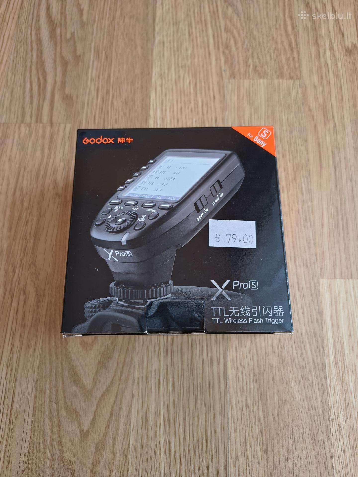 Godox Xpro S triggeris Sony sistemai