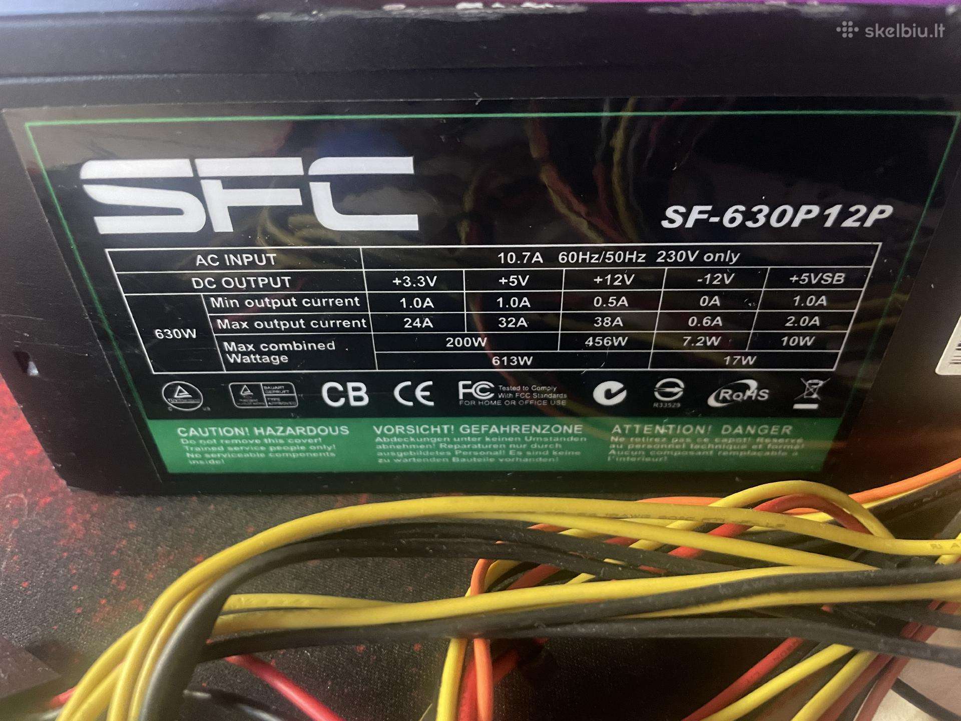 Pc maitinimo blokas 630w
