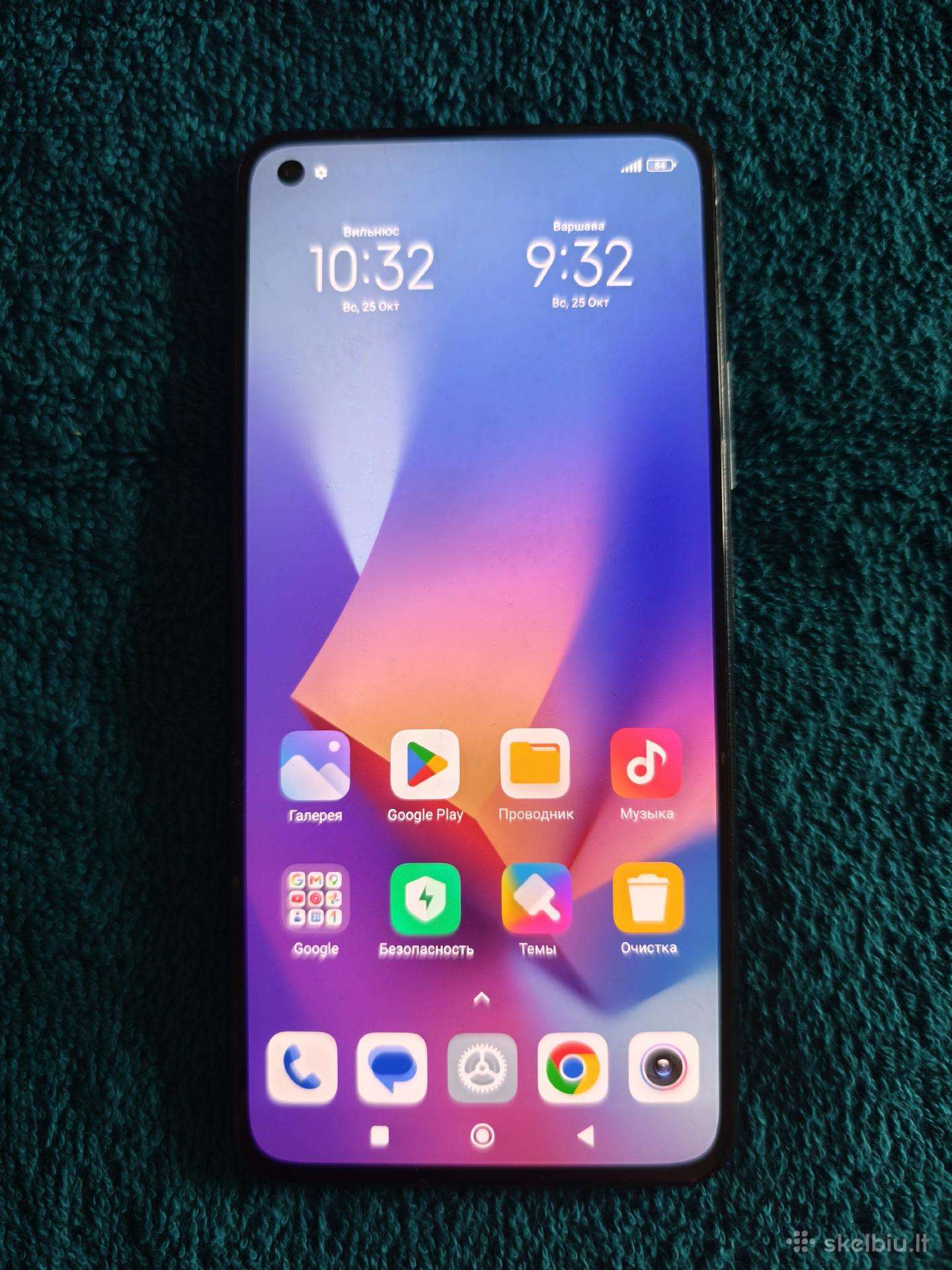 Mi 11 lite 5G 6/128gb baltas, visks veikia