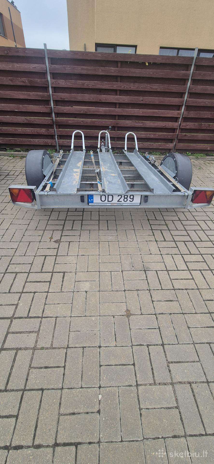 Neptun N7-221 motociklų priekaba