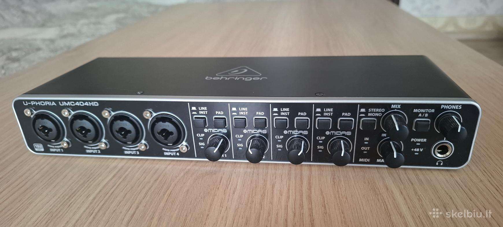 Garso stiprintuvas Behringer Umc404hd