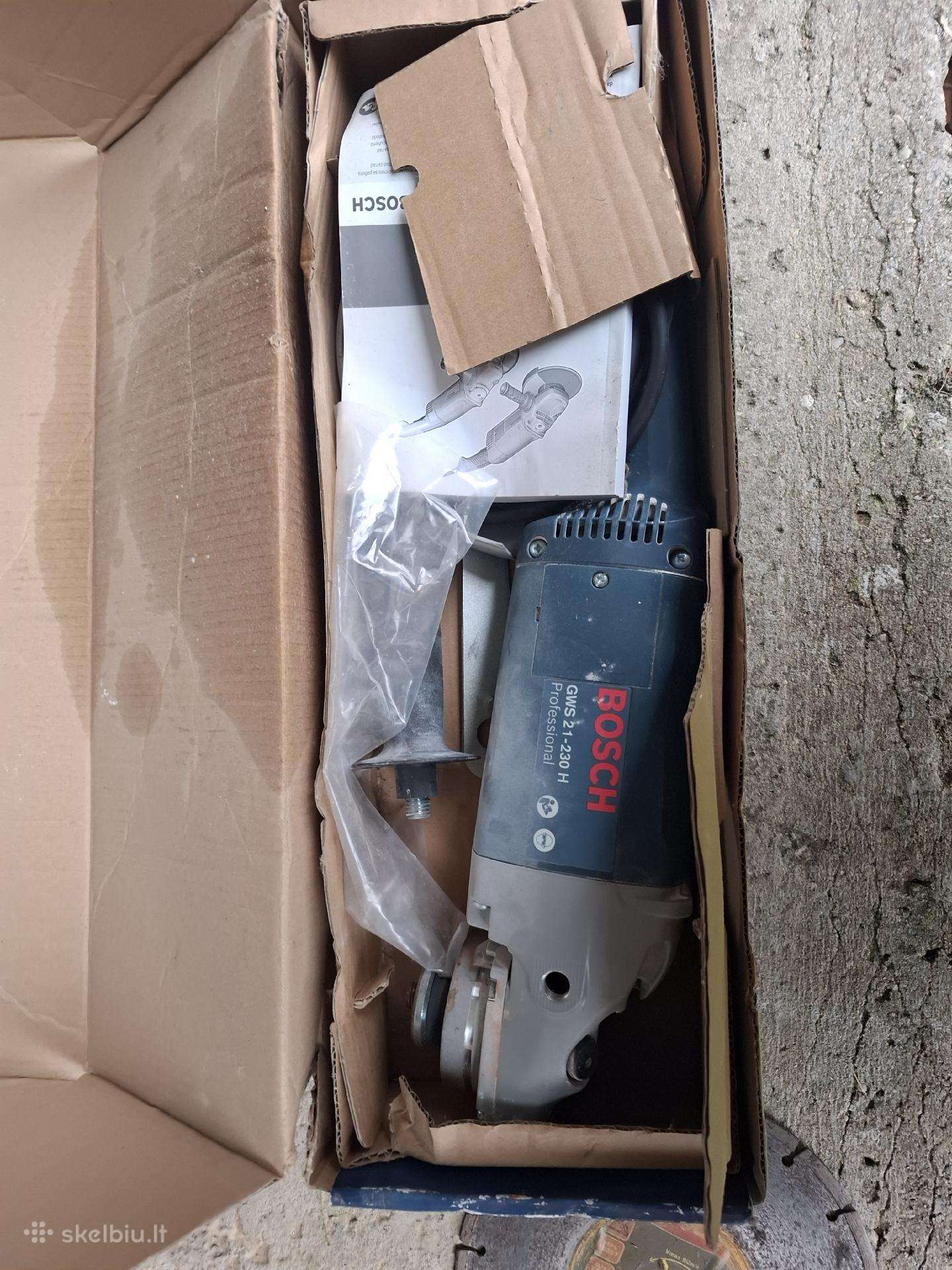 Kampinis Slifuoklis Bosch Gws 21230 mm (9 coliai)