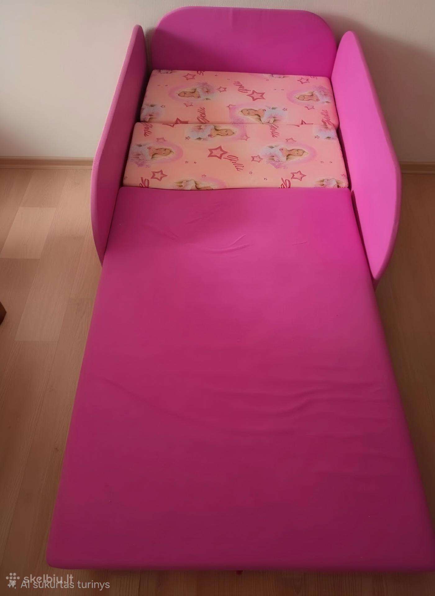 Lovytė foteliukas su čiužiniu