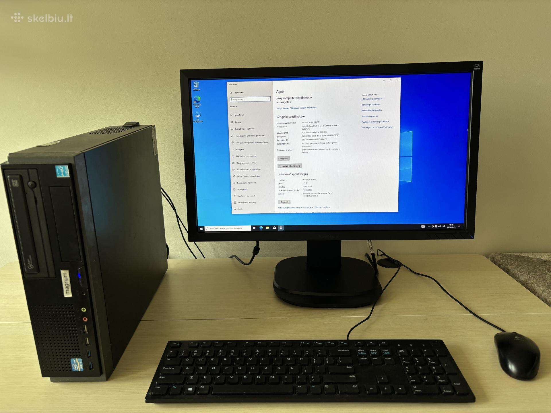 Magnum Pc i5/8gb/500gb pilnas komplektas.