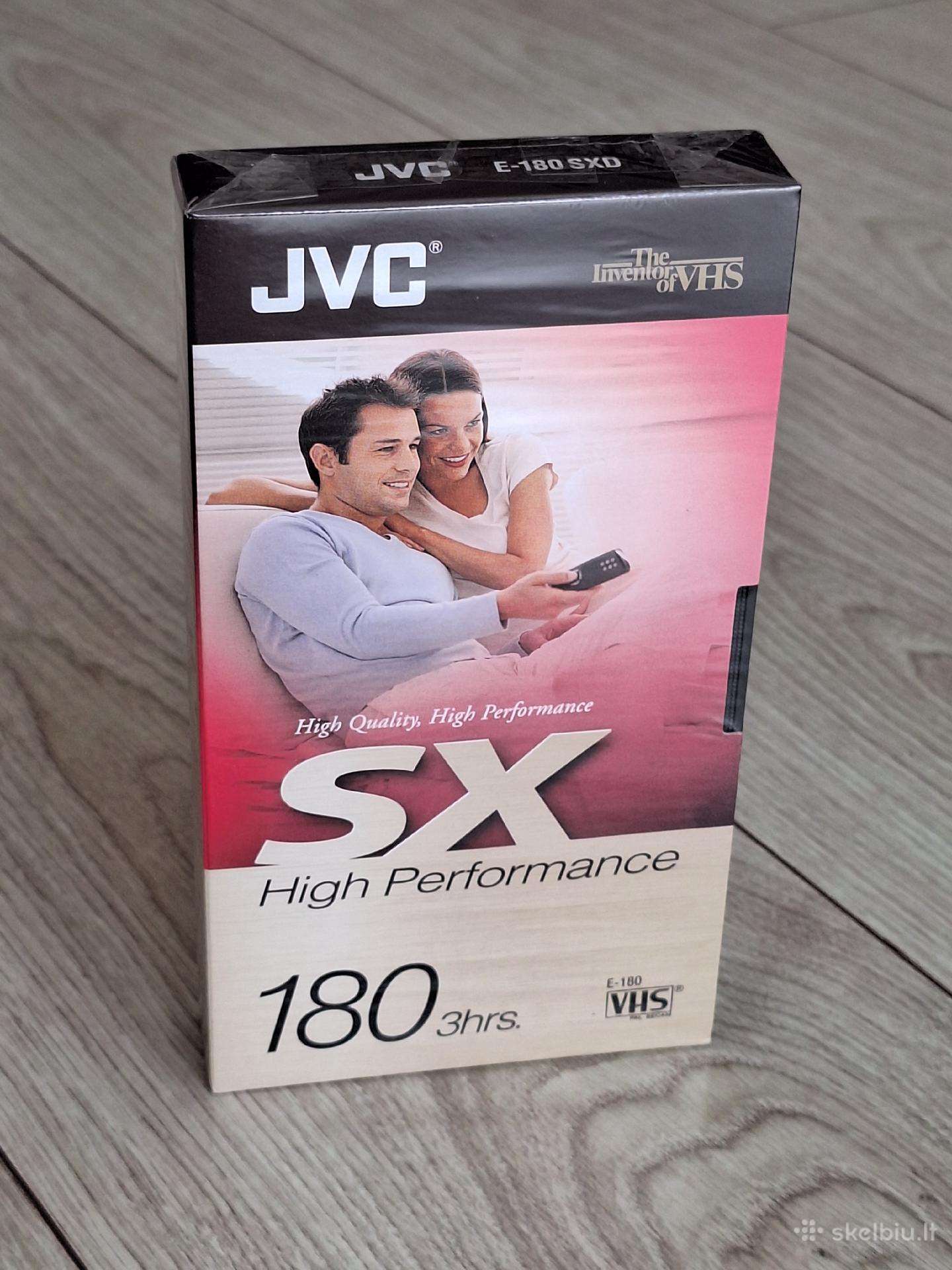 Originali JVC E-180 Vhs kasetė 180 min.