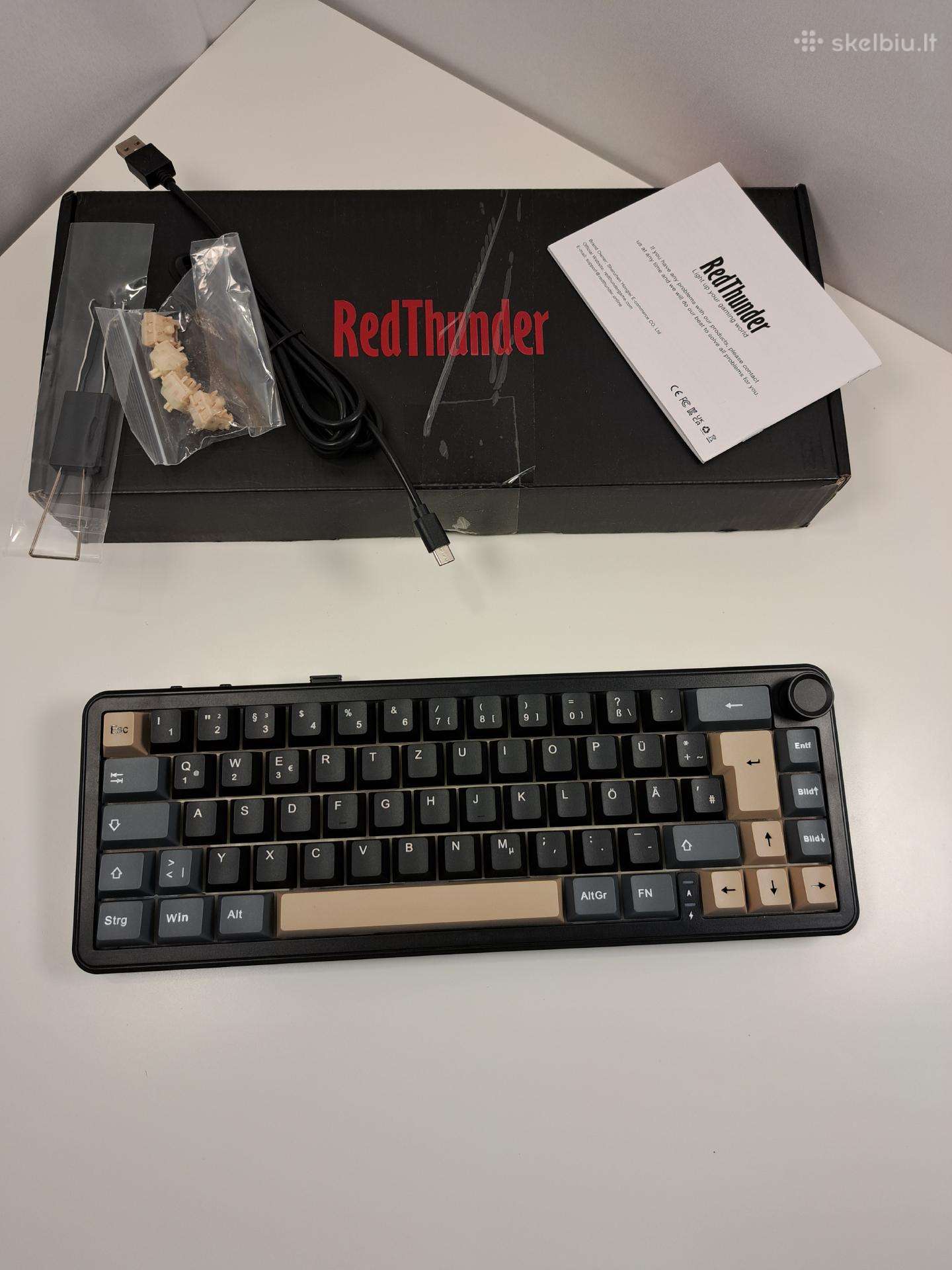 Redthunder K65 mechaninė belaidė klaviatūra