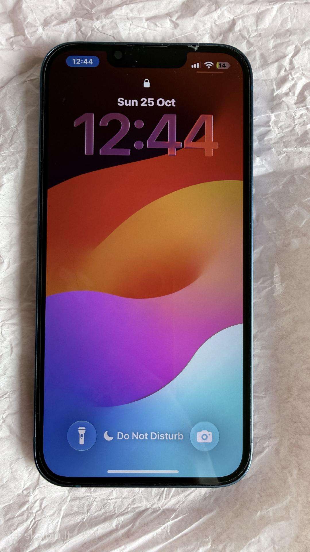 iPhone 13, 128 GB, mėlynas
