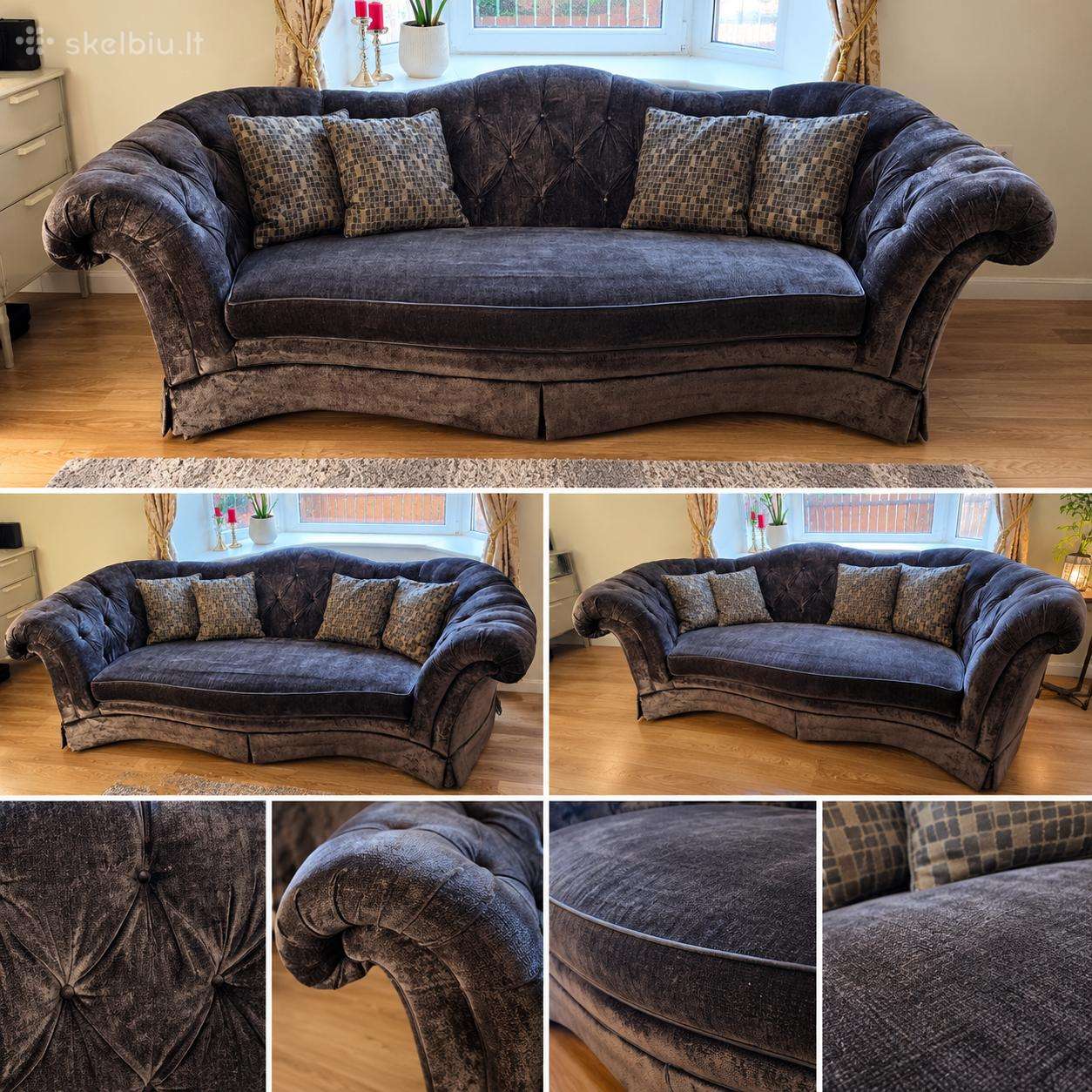 Ashley Furnitur trivietė sofa Amerikiečių