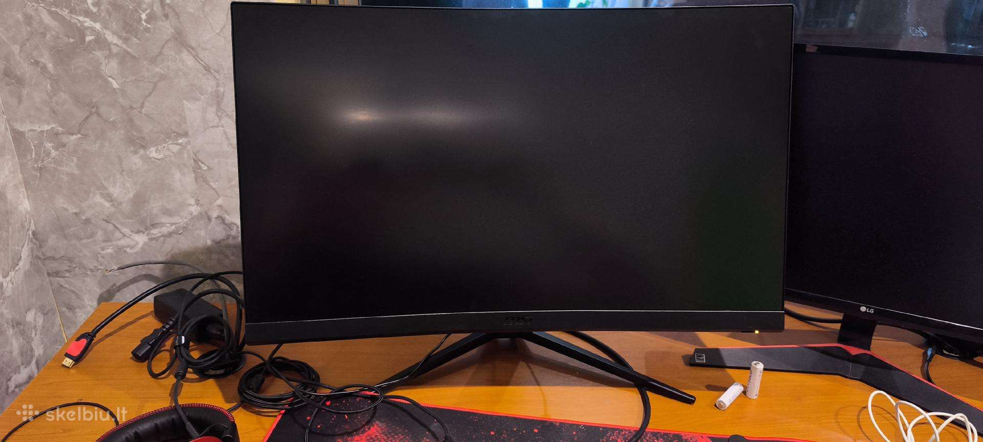 Msi gaming 27 lenktas, 250hz kaip naujas