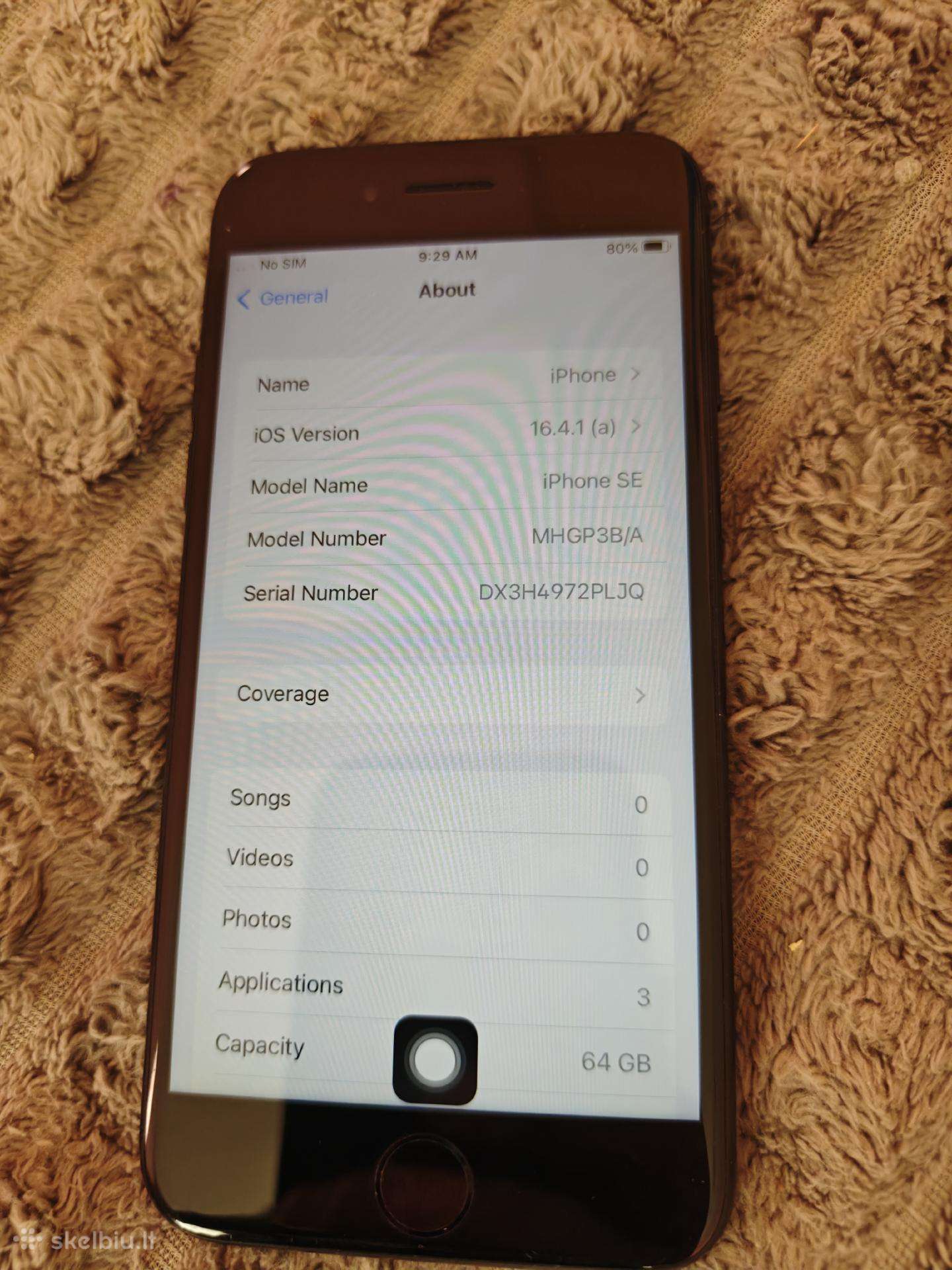 Geros būklės iPhone Se