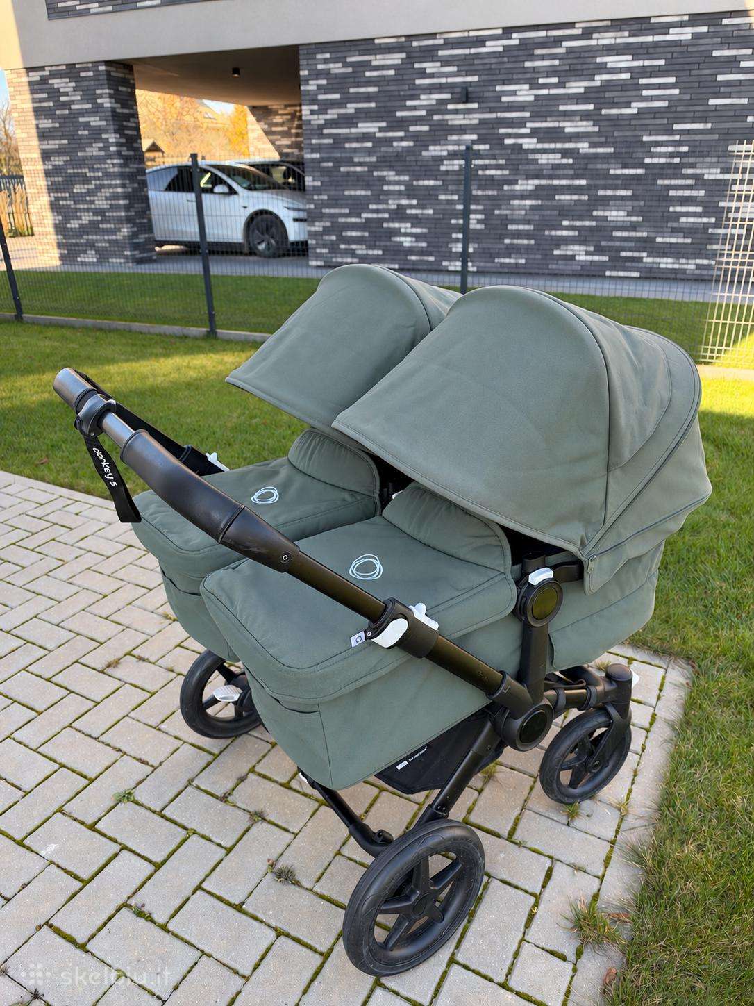 Bugaboo Donkey 5 dvynių vežimėlio komplektas