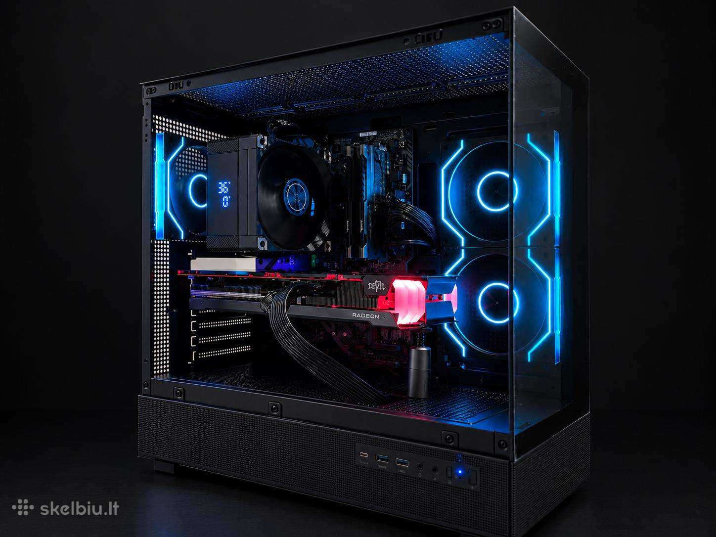 Ryzen 9/rx 6700xt 12gb/ 32ram žaidimų kompiuteris