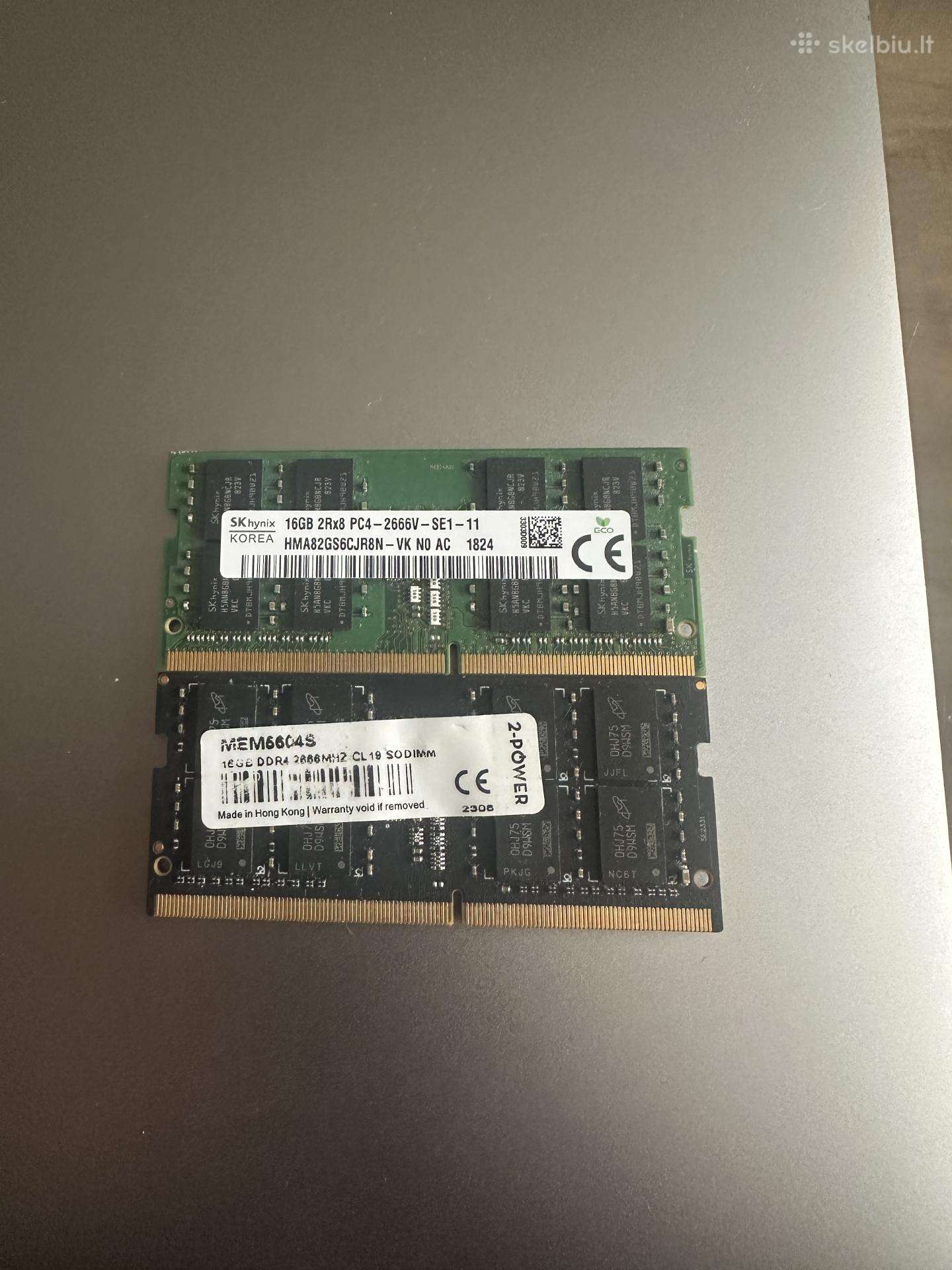 32gb (2 x 16gb) 2666mhz so-dimm RAM