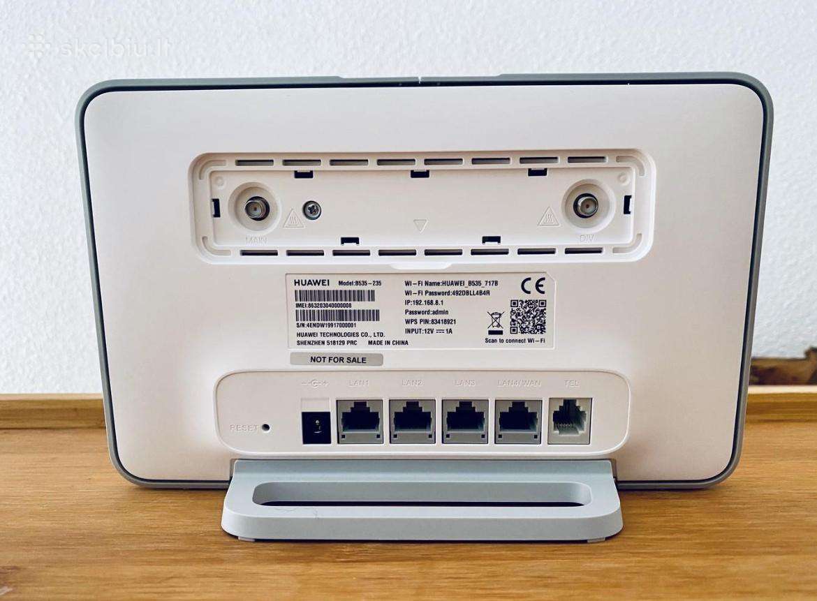 Huawei B535-232 4G Lte Wi-fi maršrutizatorius