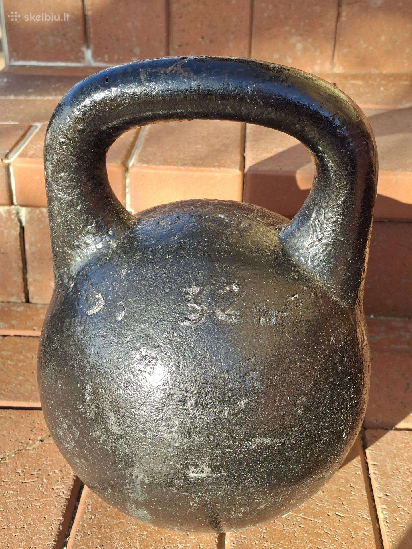Keičiu 32 kg. girą į 24 kg.