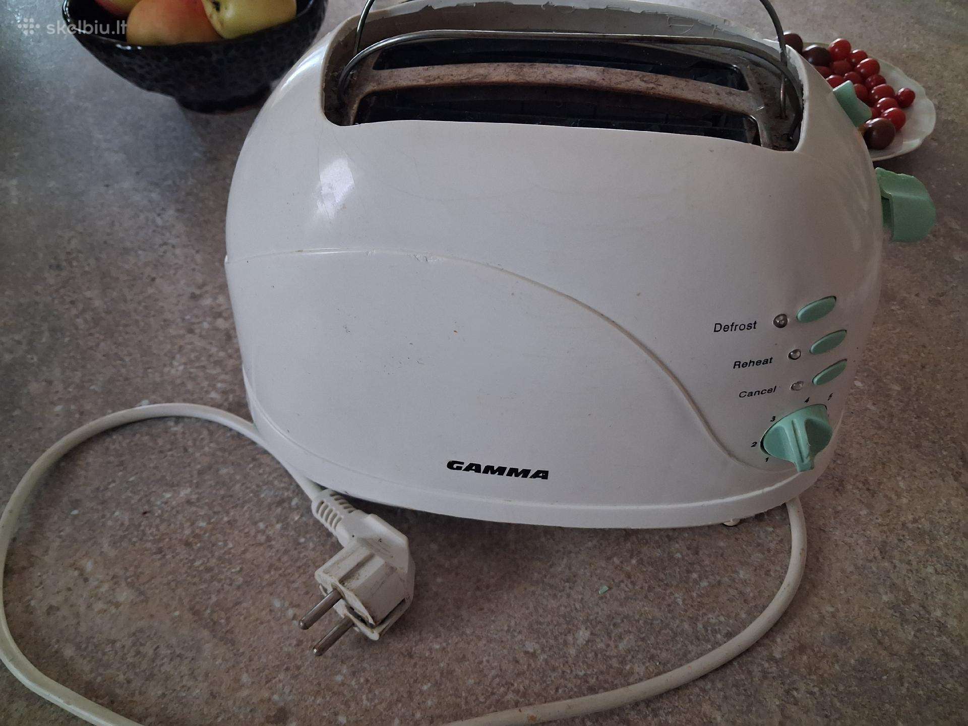 Dovanoju naudotą skrudintuvą