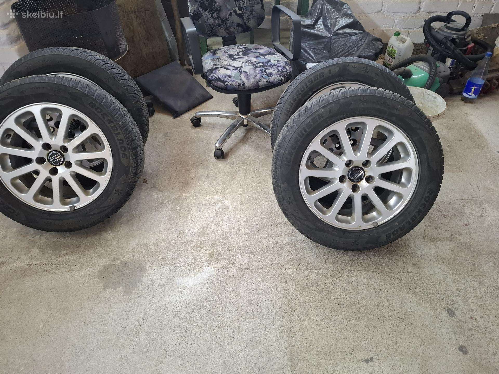 Volvo S80 ratlankiai su žieminėmis padangomis R16