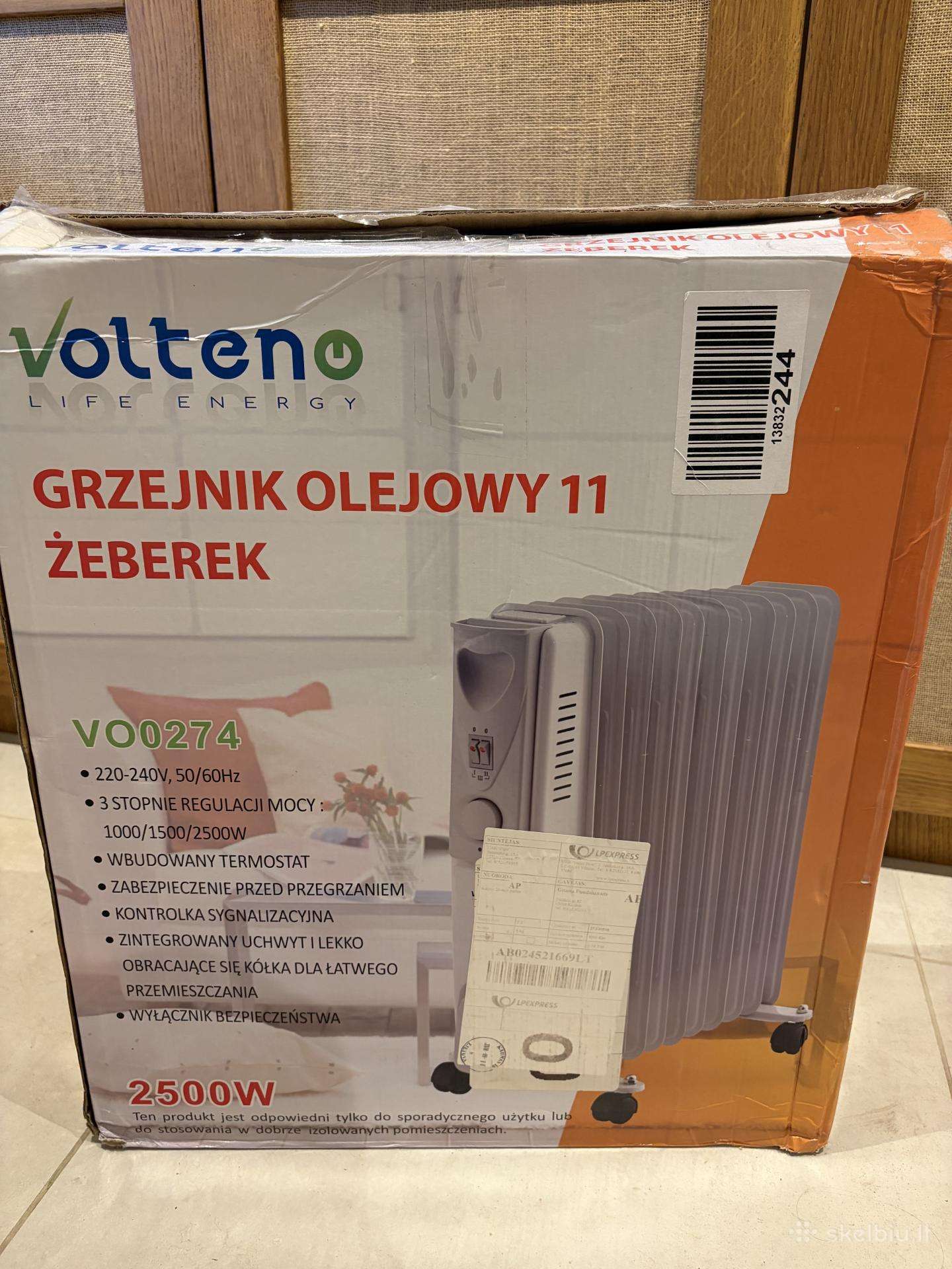 Tepalinis šildytuvas Volteno 2500w