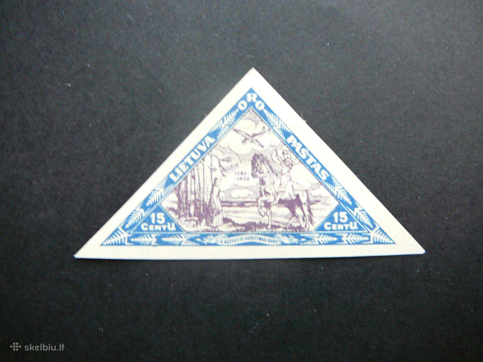 Lietuva 1933 Lektuvai Septyndieniai 15ct lit350bs