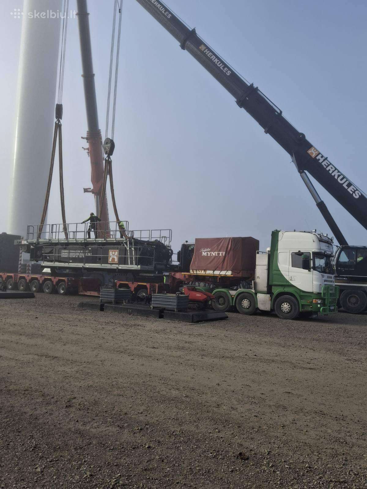 Sunkių krovinių gabenimas iki 100t