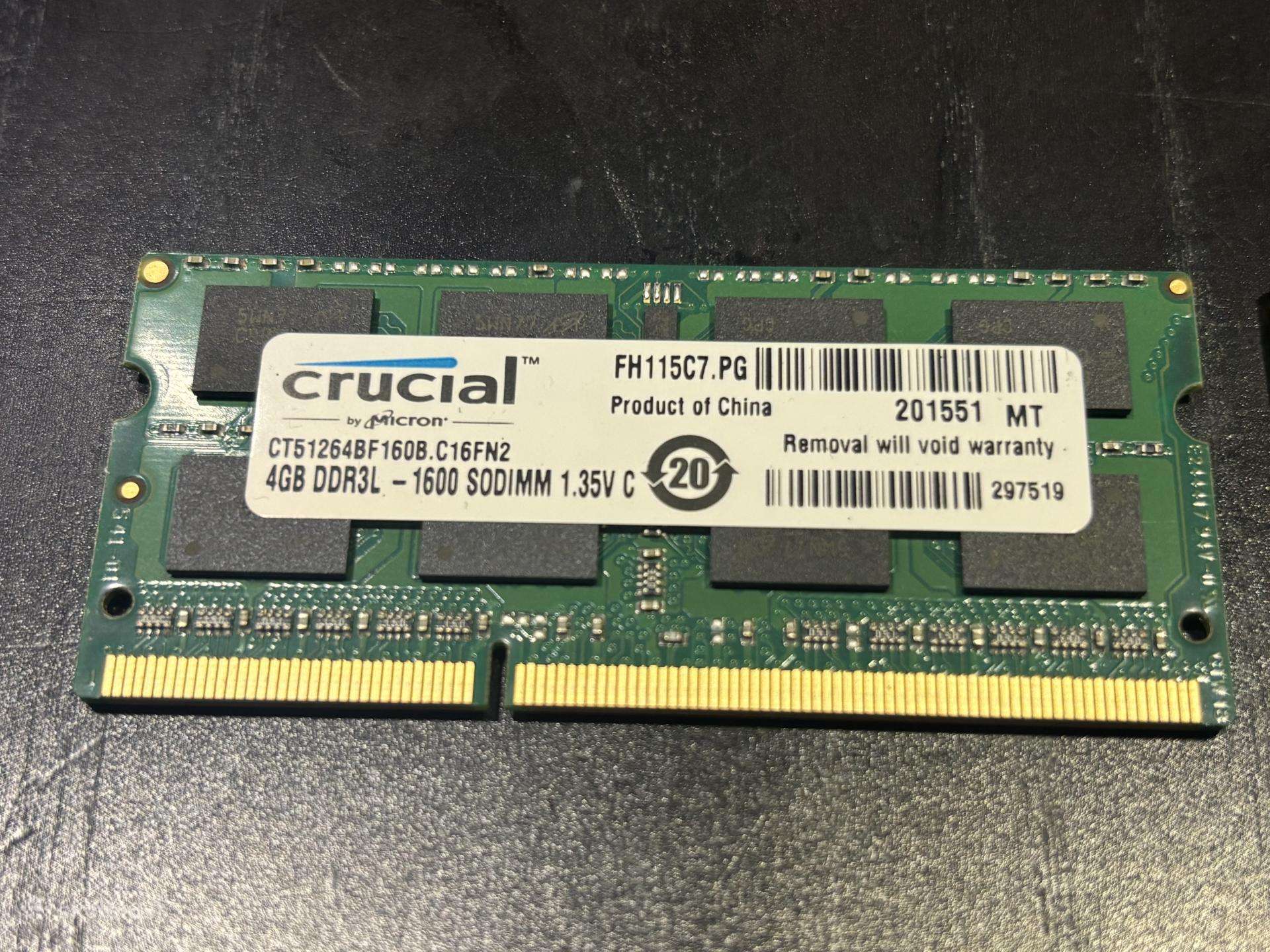 2x 4gb Ddr3l - 1600 Sodimm