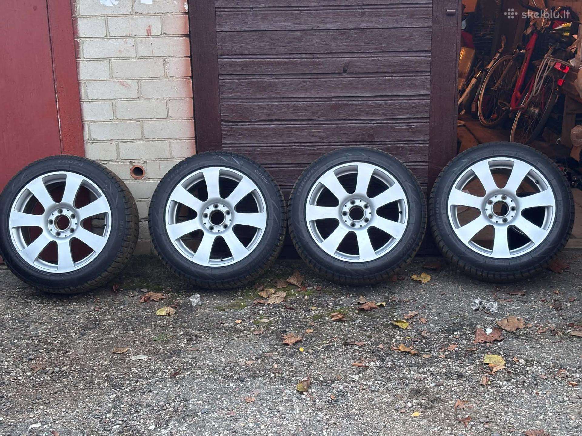 Mercedes 5x112 r17 su zieminem padangom