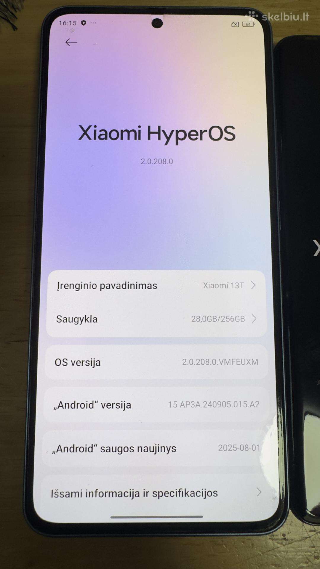 Parduodu Xiaomi 13t 8/256gb geros būklės 160eur.