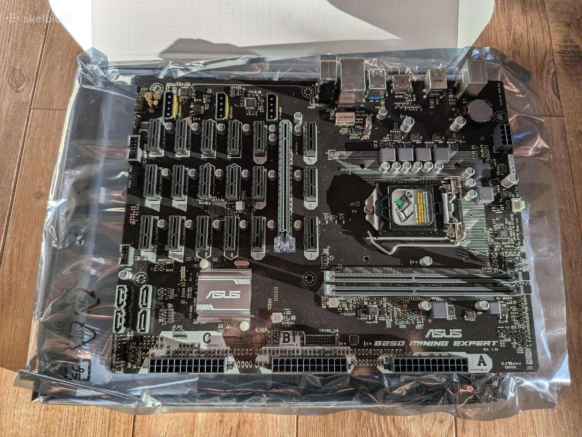 Motininė plokštė Ai/mining su daug Pcie