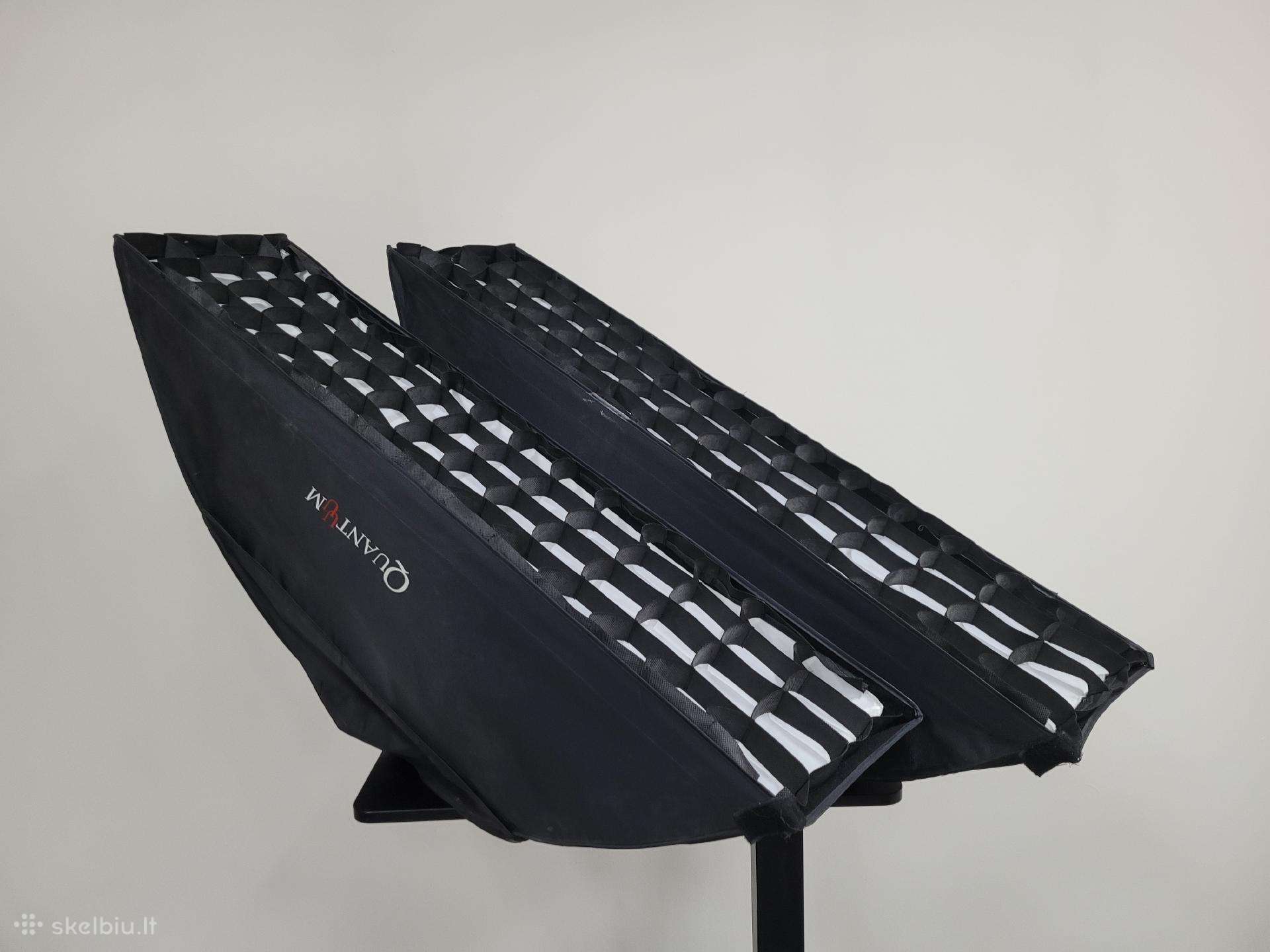 2 vnt. Softbox 30 120 cm su Grid – Bowens