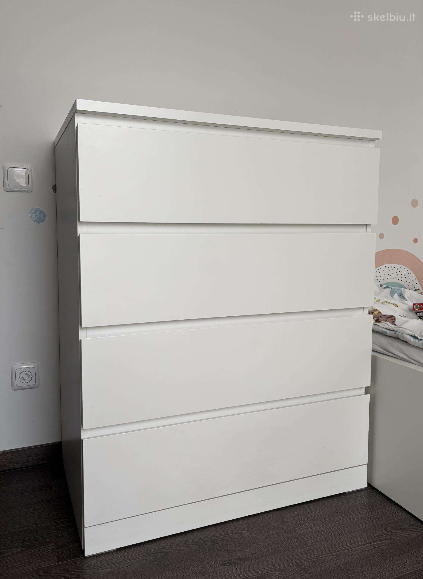 Ikea 4 stalčių komoda Malm