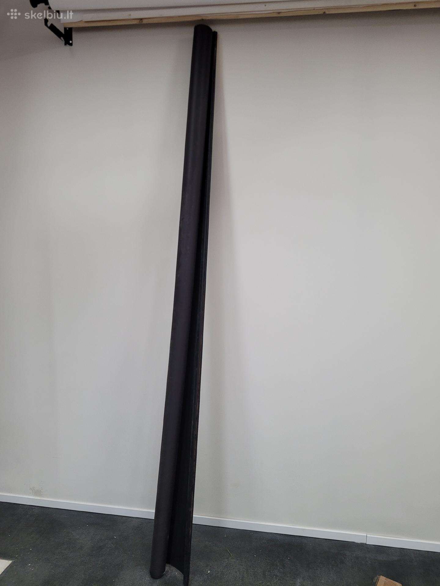 Juodas popierinis fonas 2.72m apie 9m
