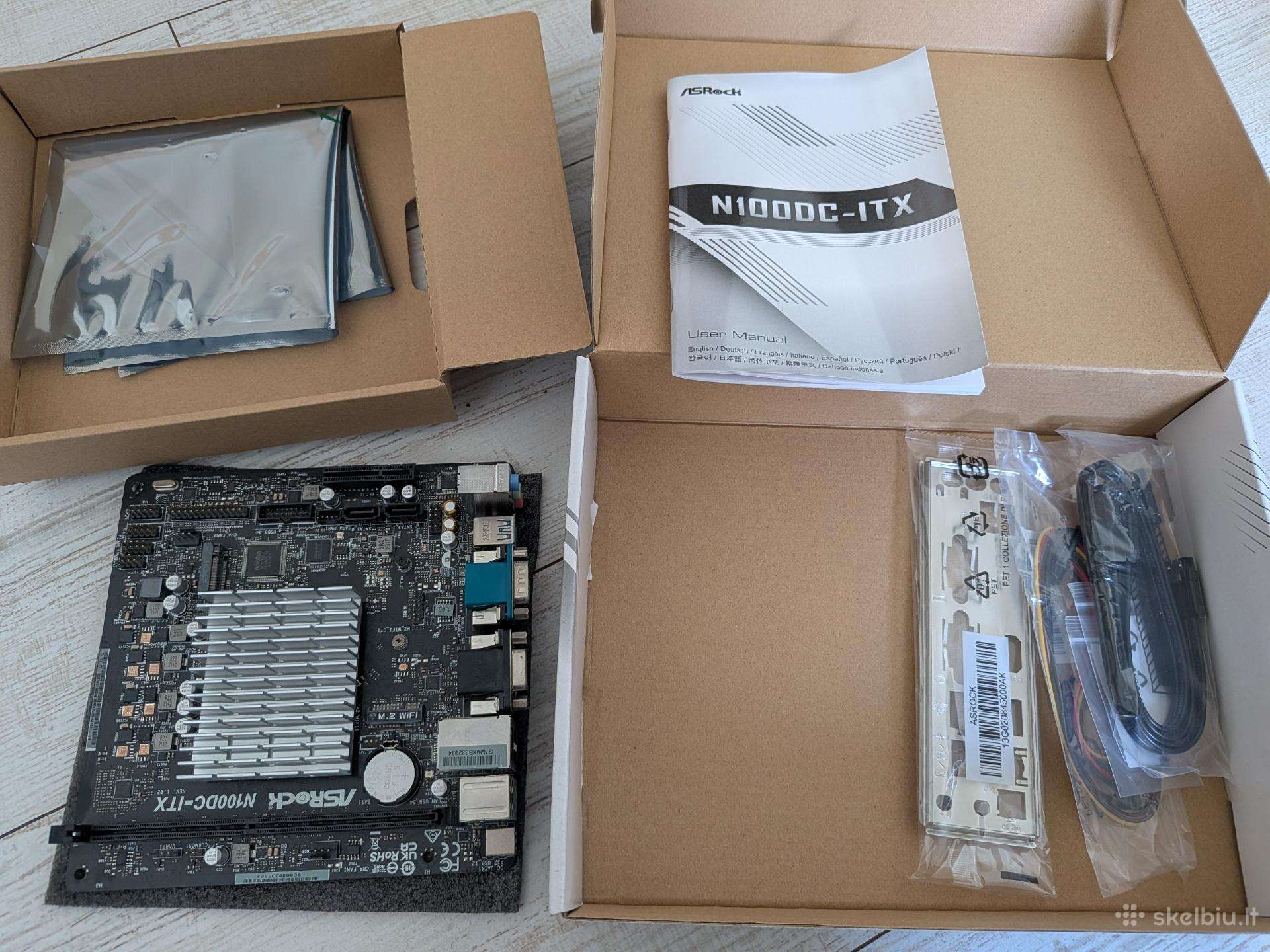 Motininė plokštė Asrock N100dc-itx