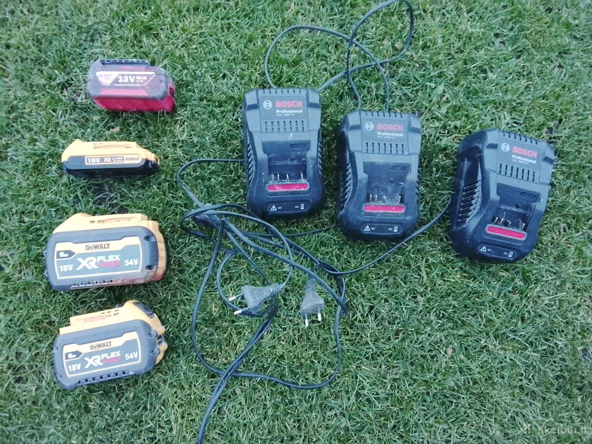 Dewalt Bosch baterijos
