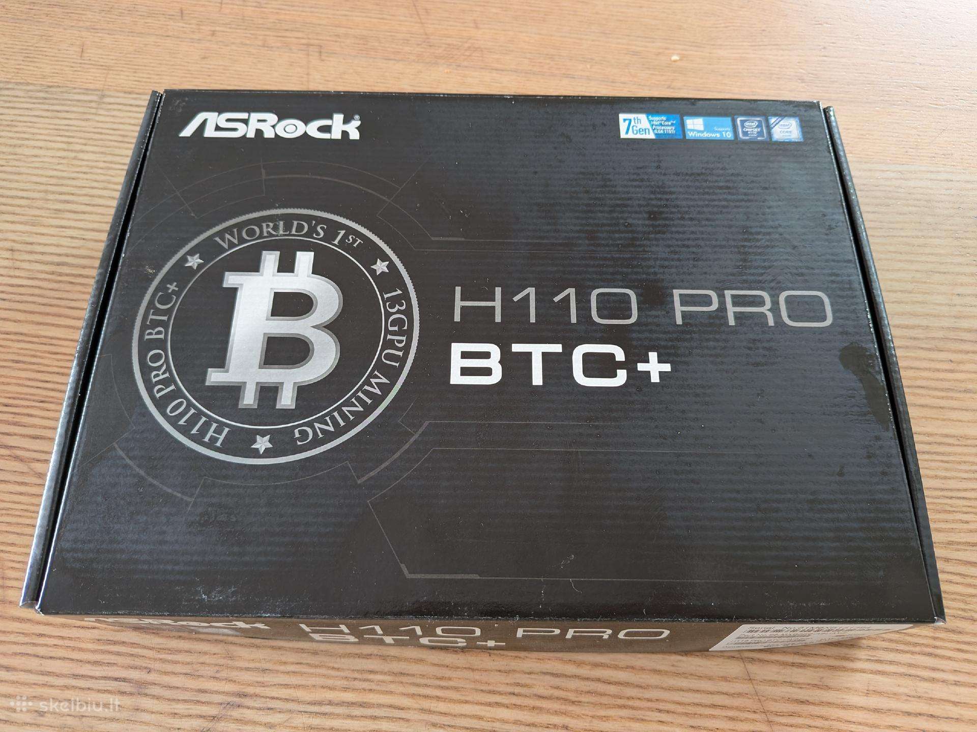 Motininė plokštė miningui/ai asrock h110 pro btc