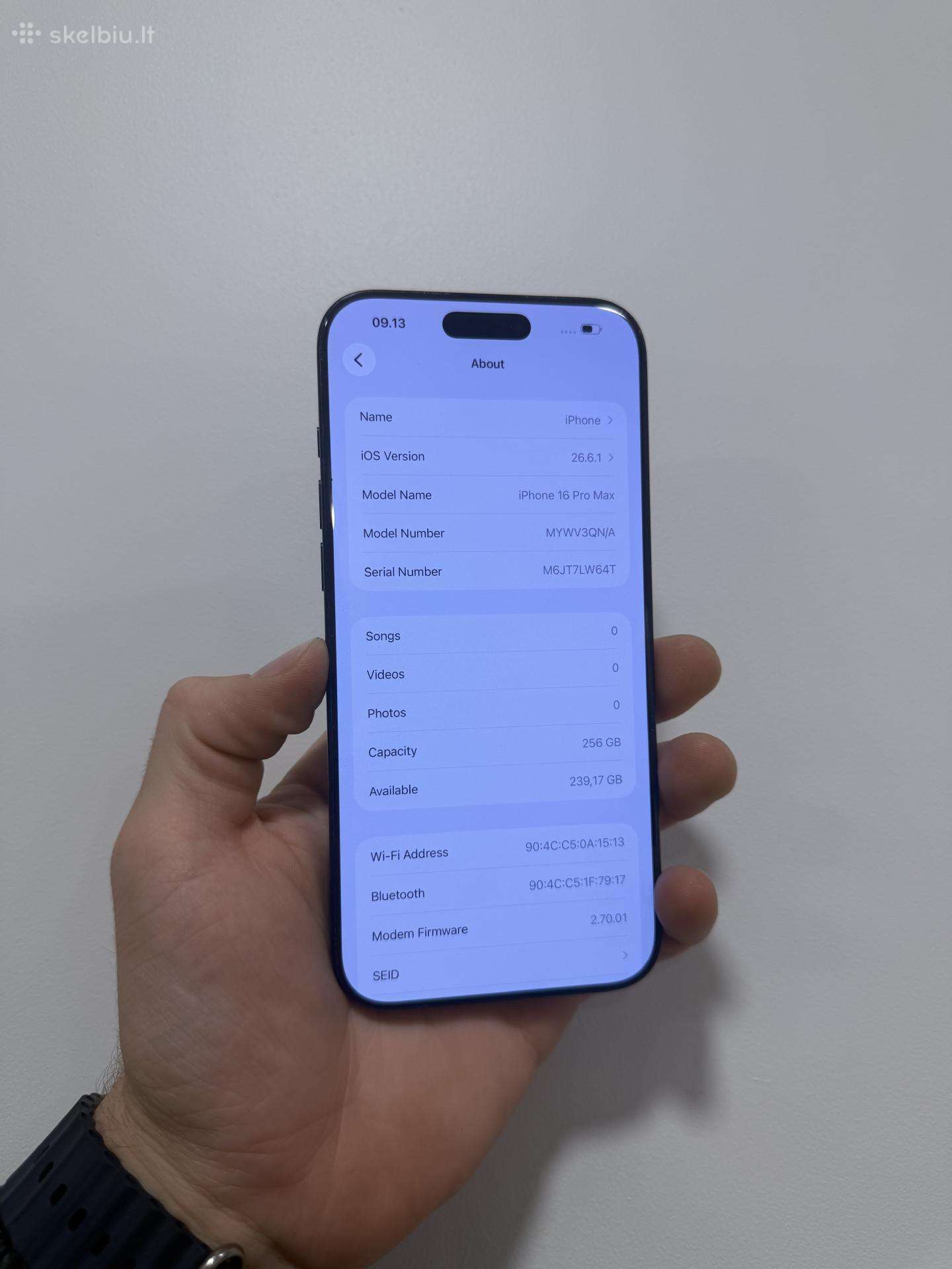 iPhone 16 Pro Max 256