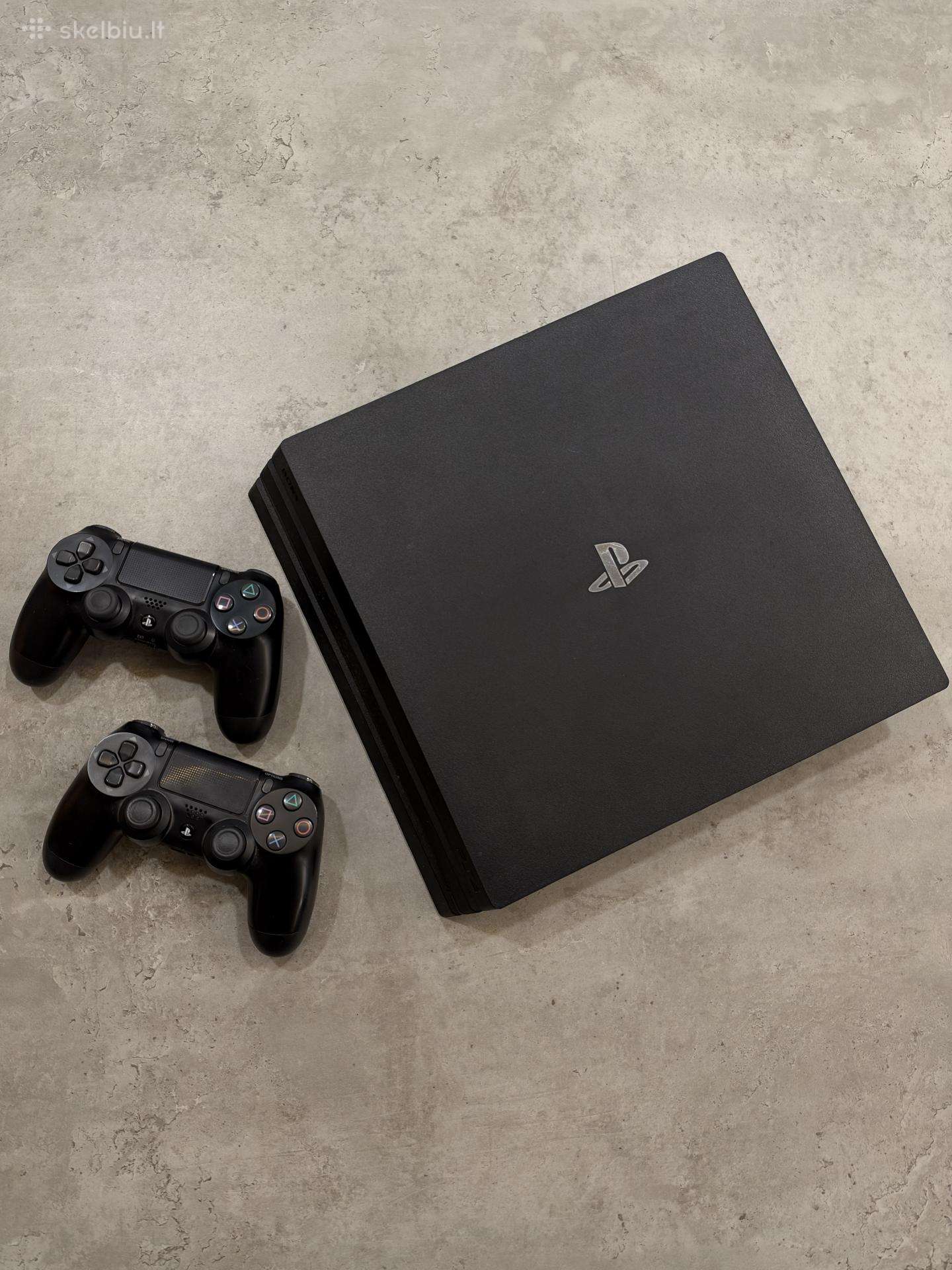 Ps4 Pro 1tb su 2 pulteliais