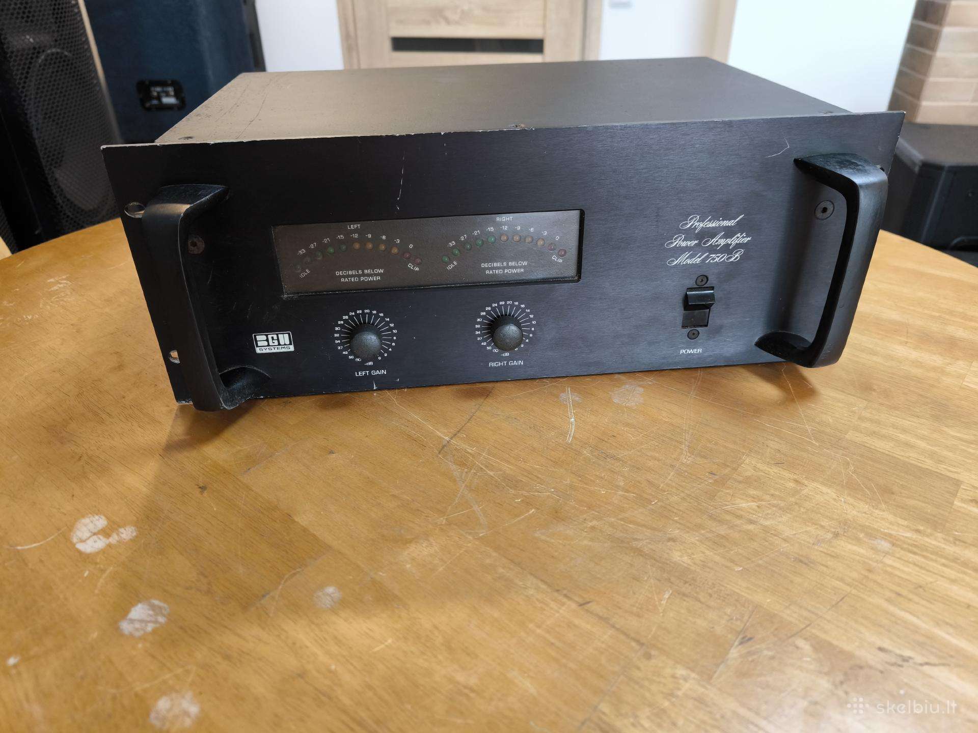 Vintazinis garso stiprintuvas Bgw systems 750b