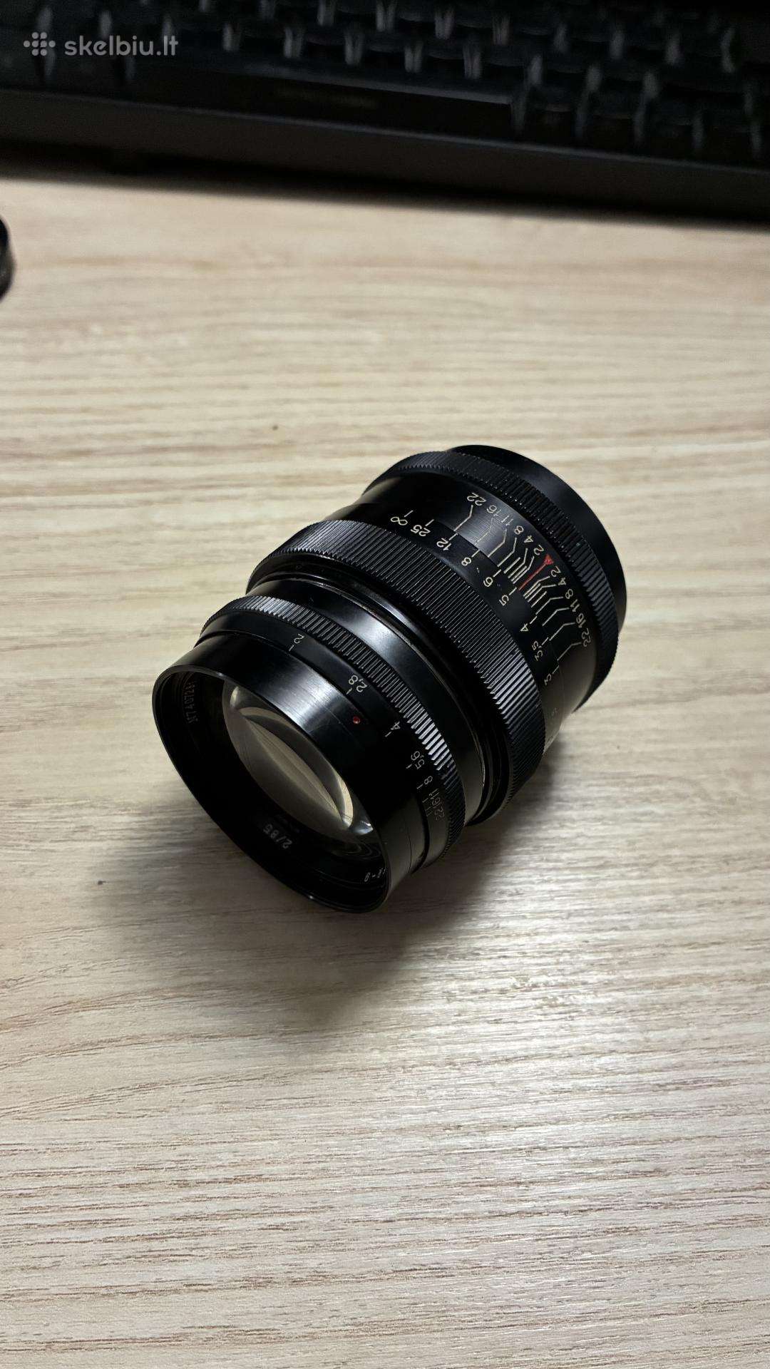 Žinomasis portretinis objektyvas „jupiter-9“ 85mm